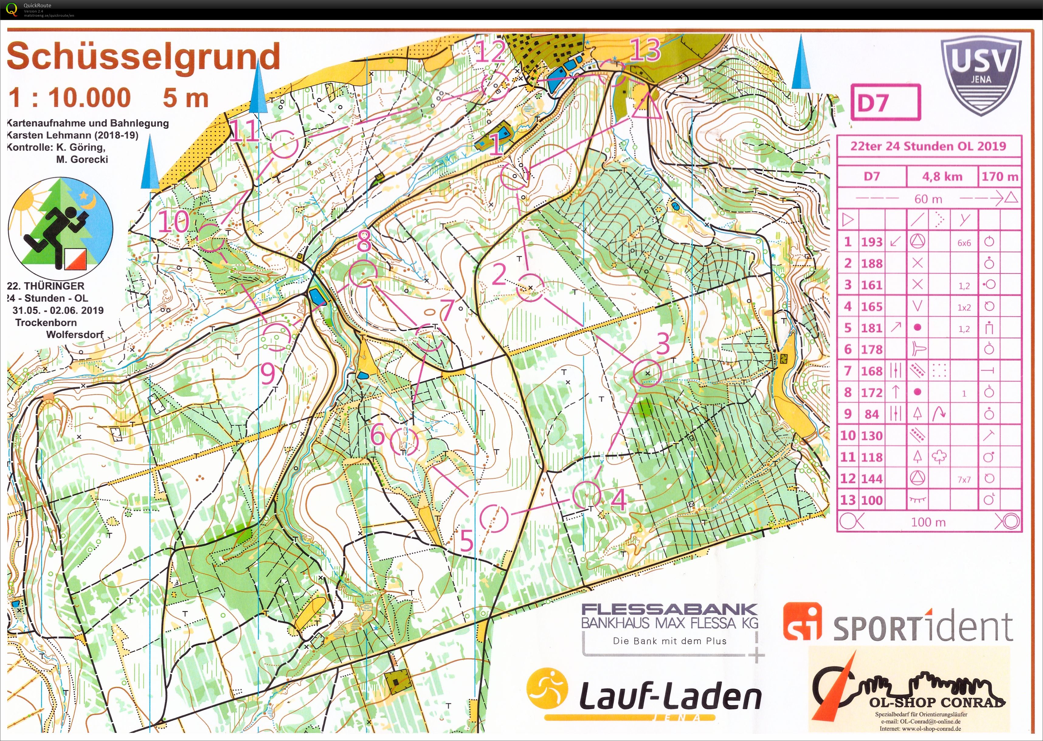 24h-Orienteering D7 (01/06/2019)