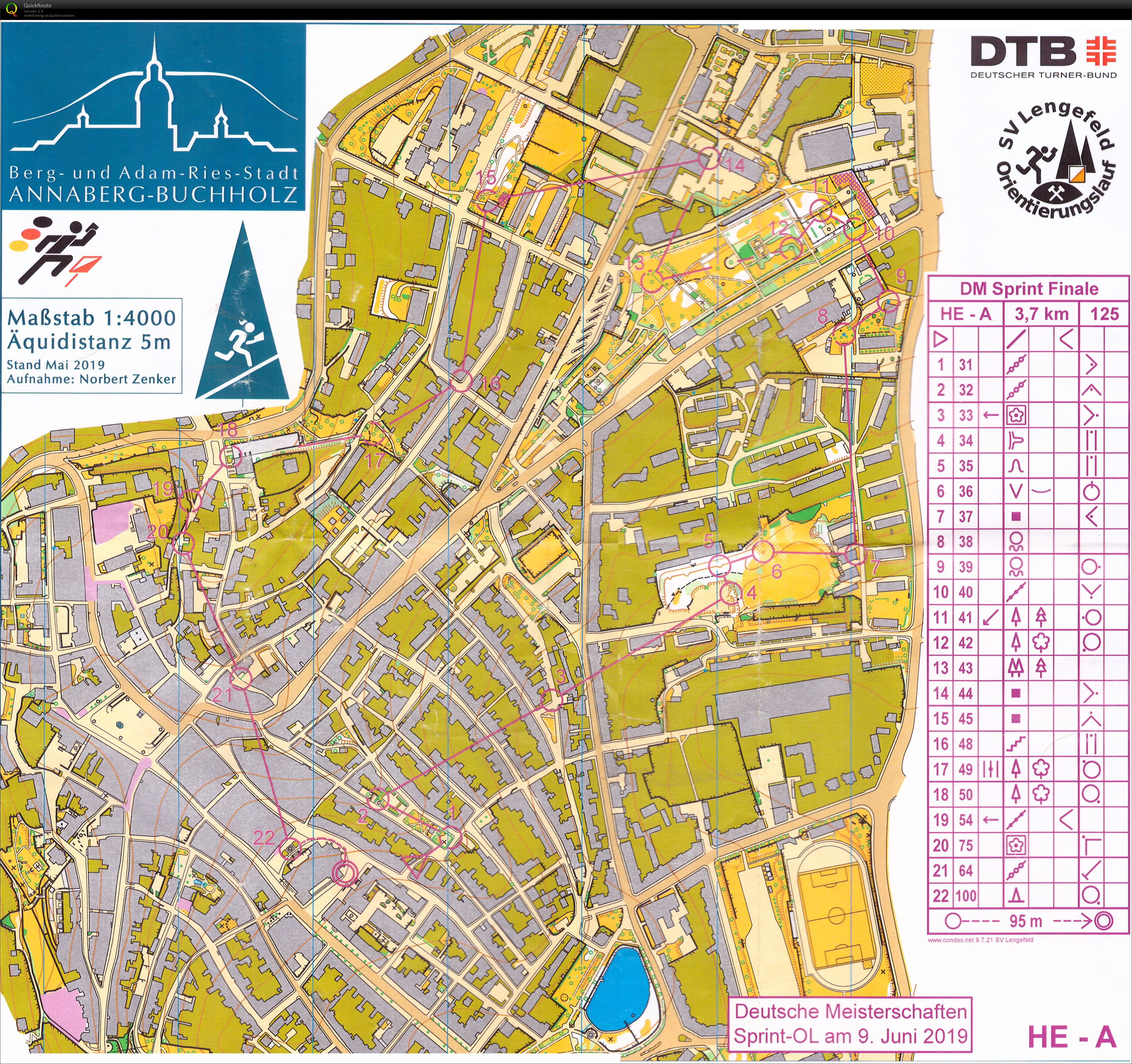 German Championships Sprint A-Final (09/06/2019)