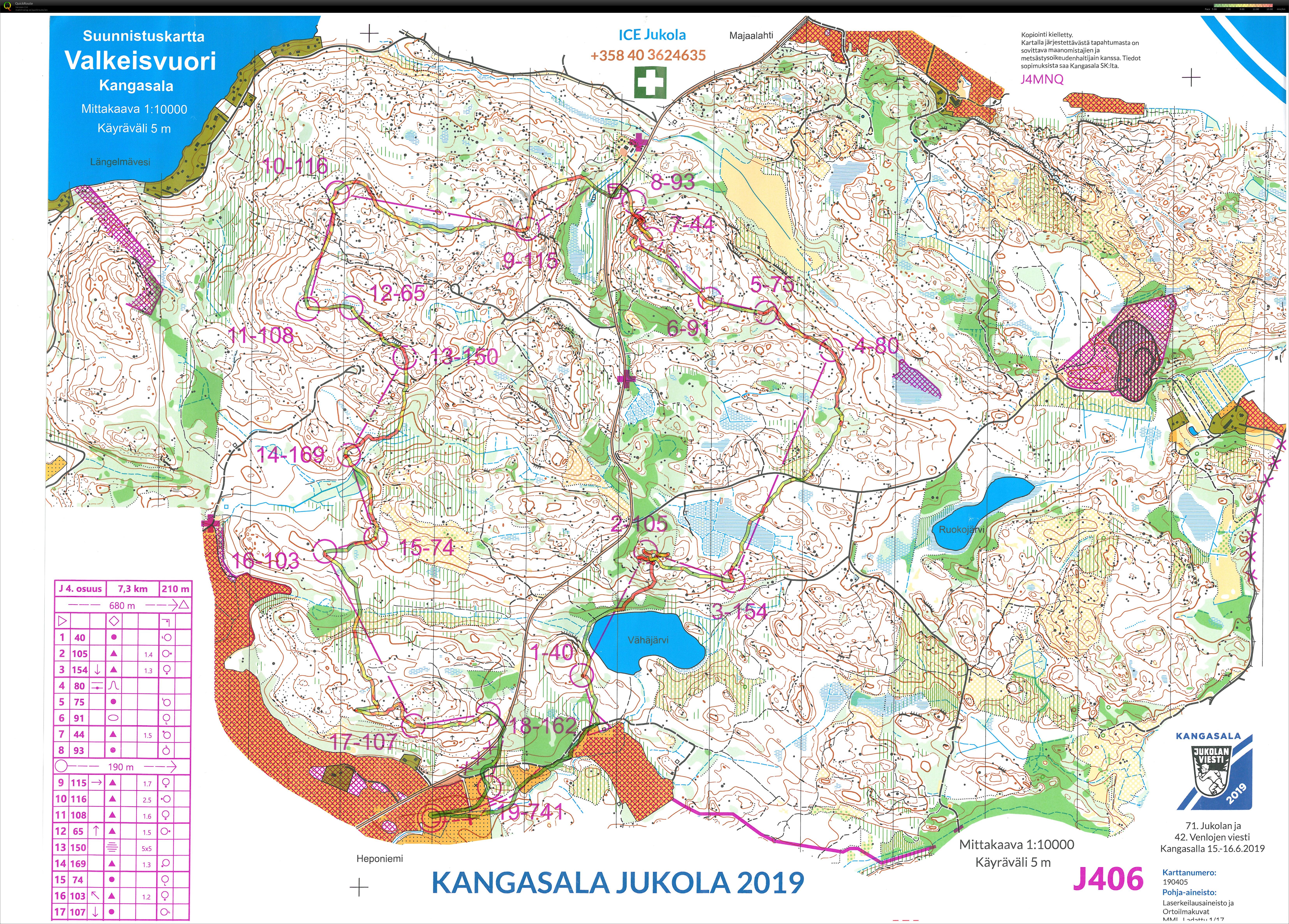 Kangasala Jukola leg 4 (2019-06-16)
