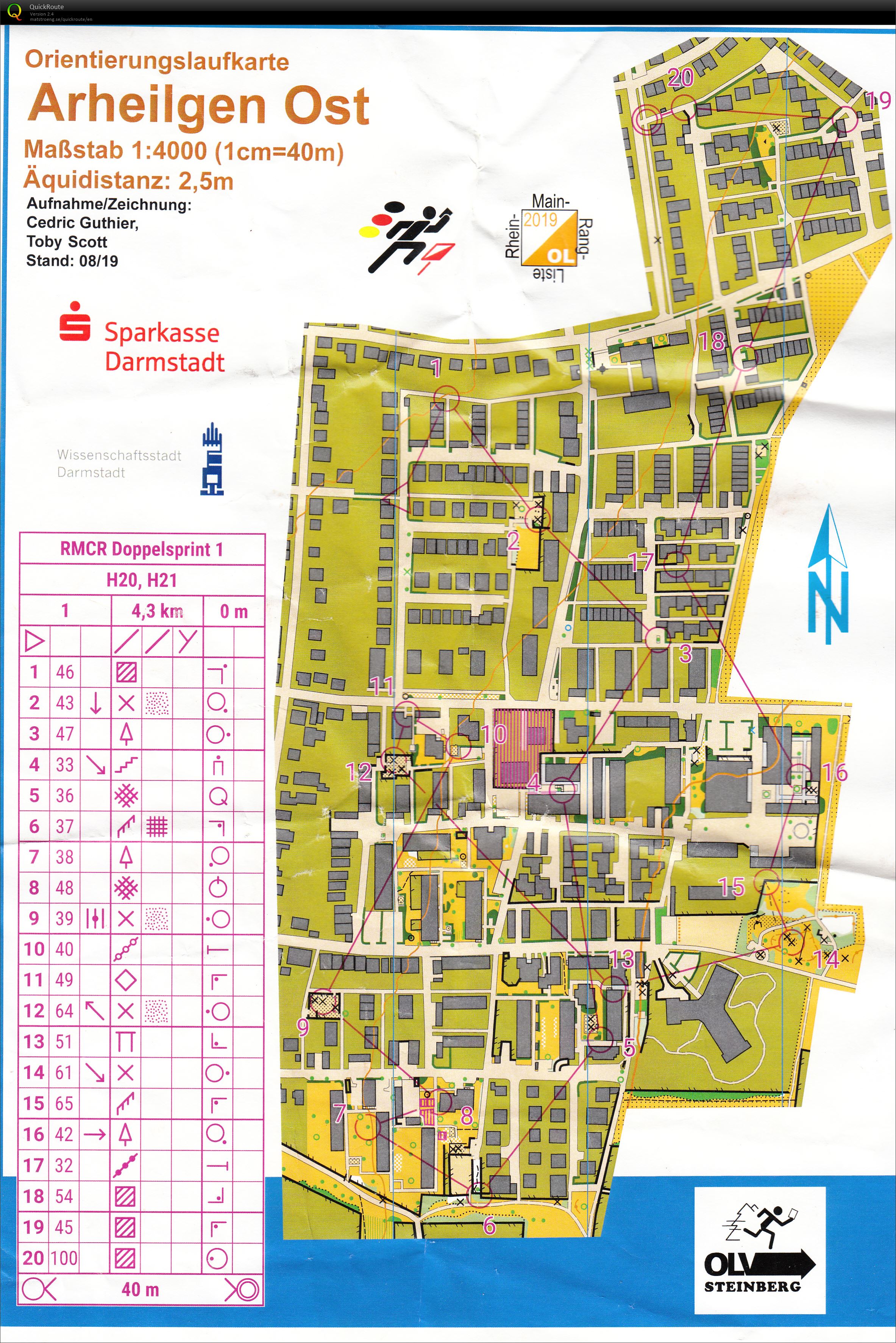 Rhein-Main-City-Race Doppelsprint Teil 1 (24-08-2019)