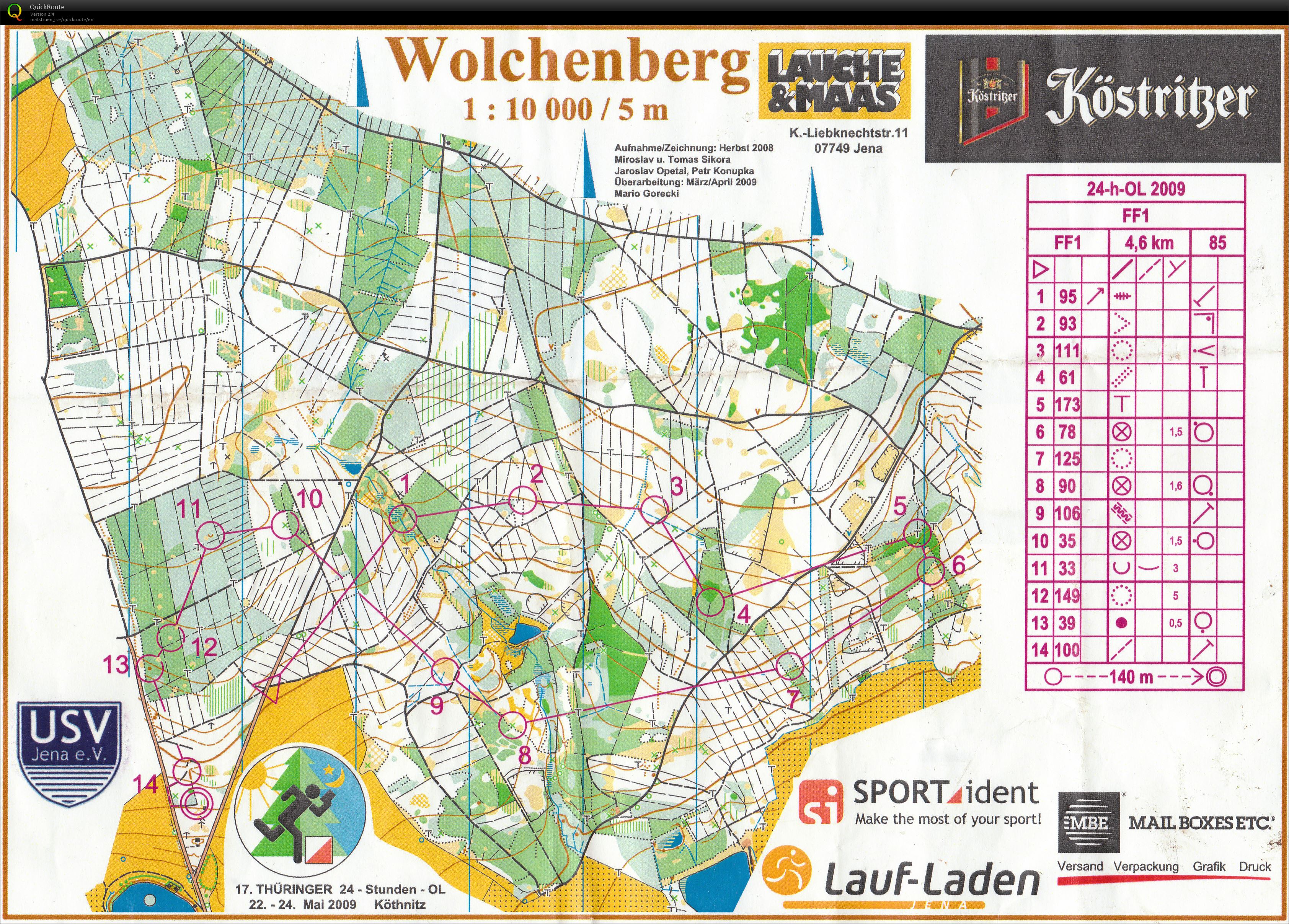 24h Orienteering FF1 (24.05.2009)