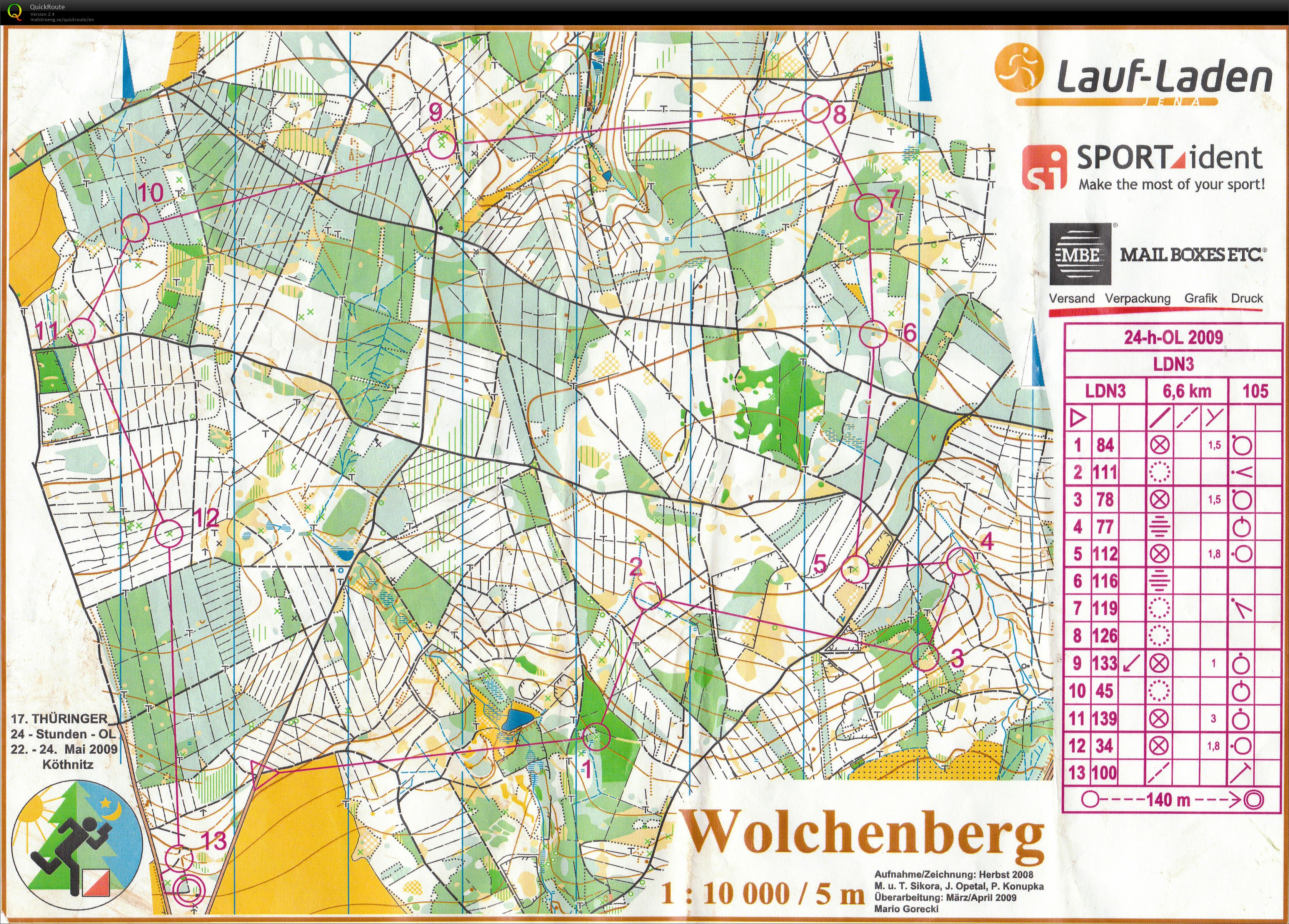 24h Orienteering LDN3 (24-05-2009)