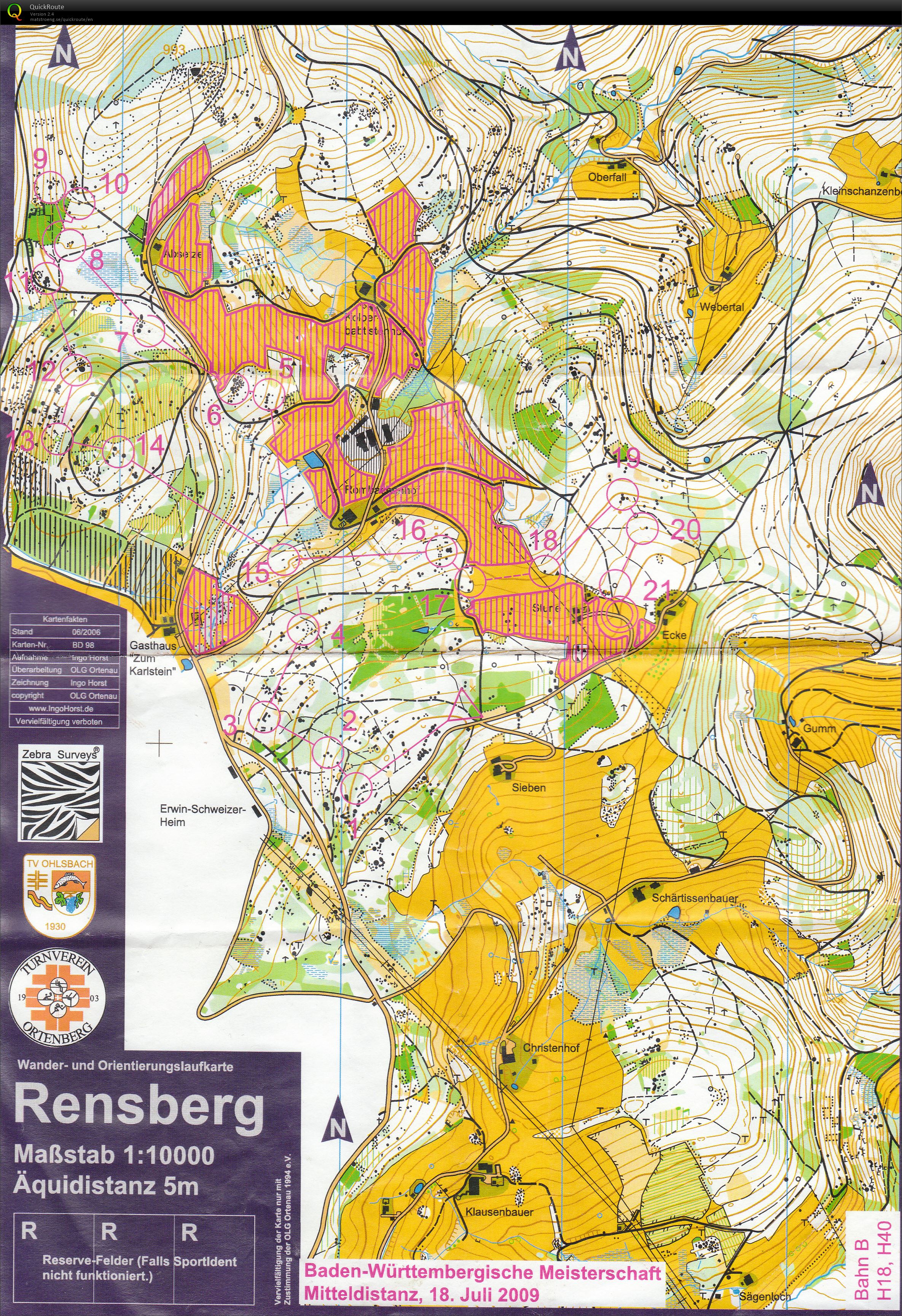 Regional Championships Baden-Württemberg Middle (18/07/2009)