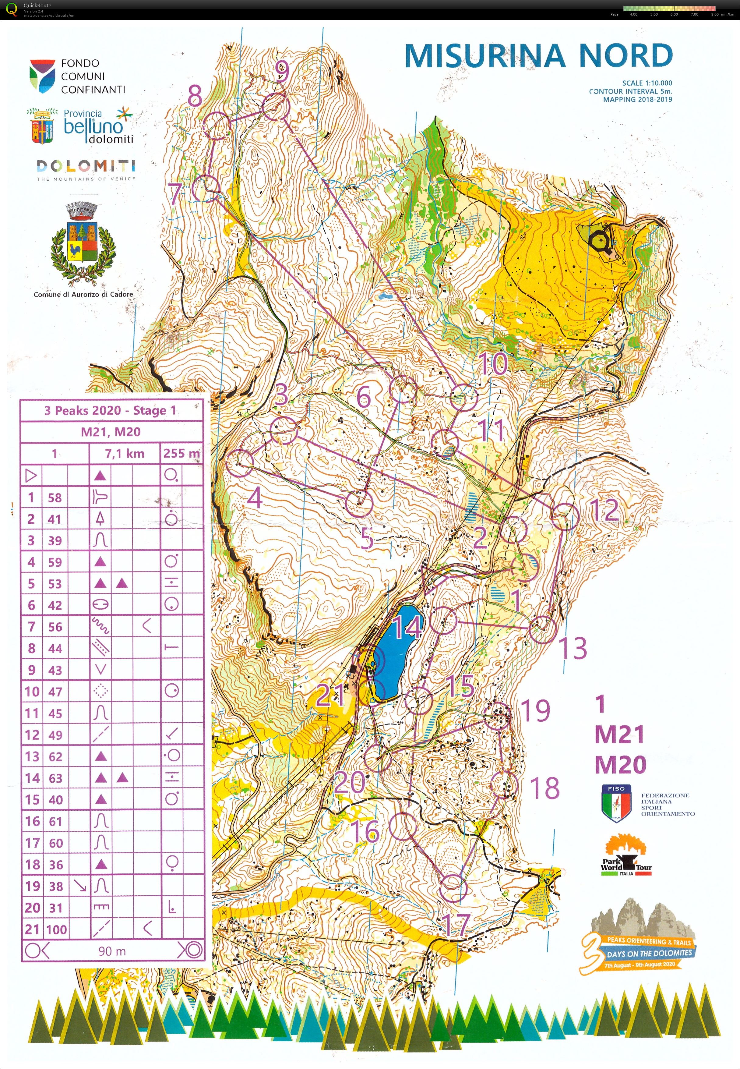 3 Peaks Orienteering Day 1 (07/08/2020)