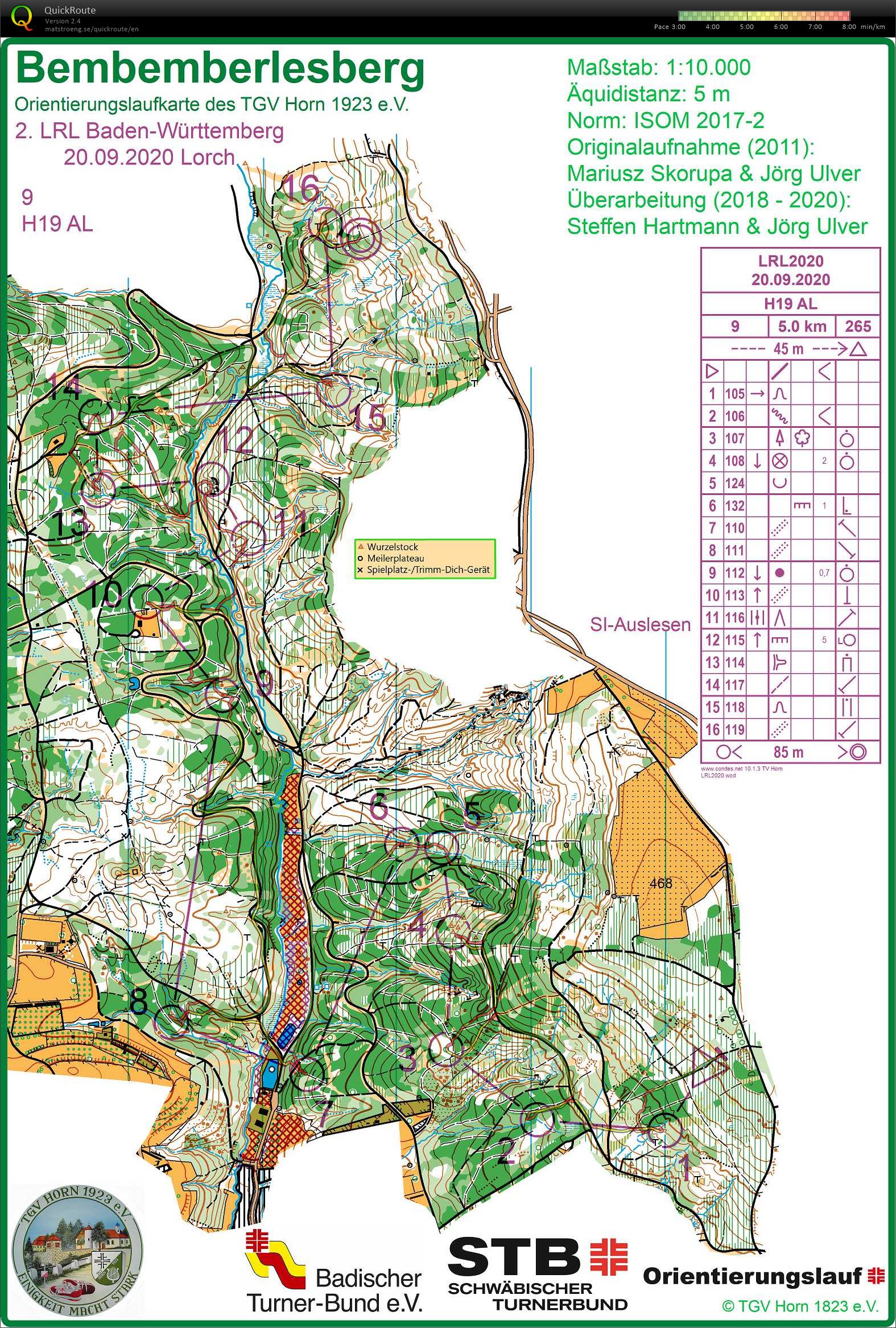 Regional Ranking Event Baden-Württemberg Lorch (20.09.2020)