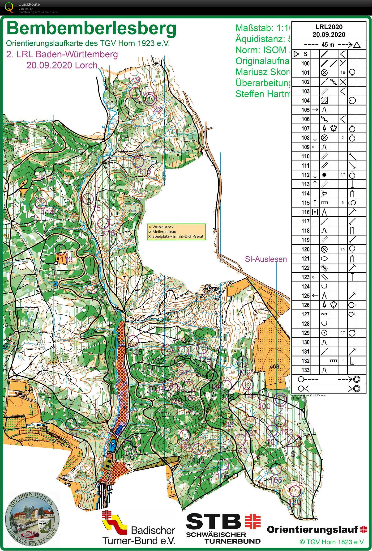 Regional rangking Lorch (20-09-2020)