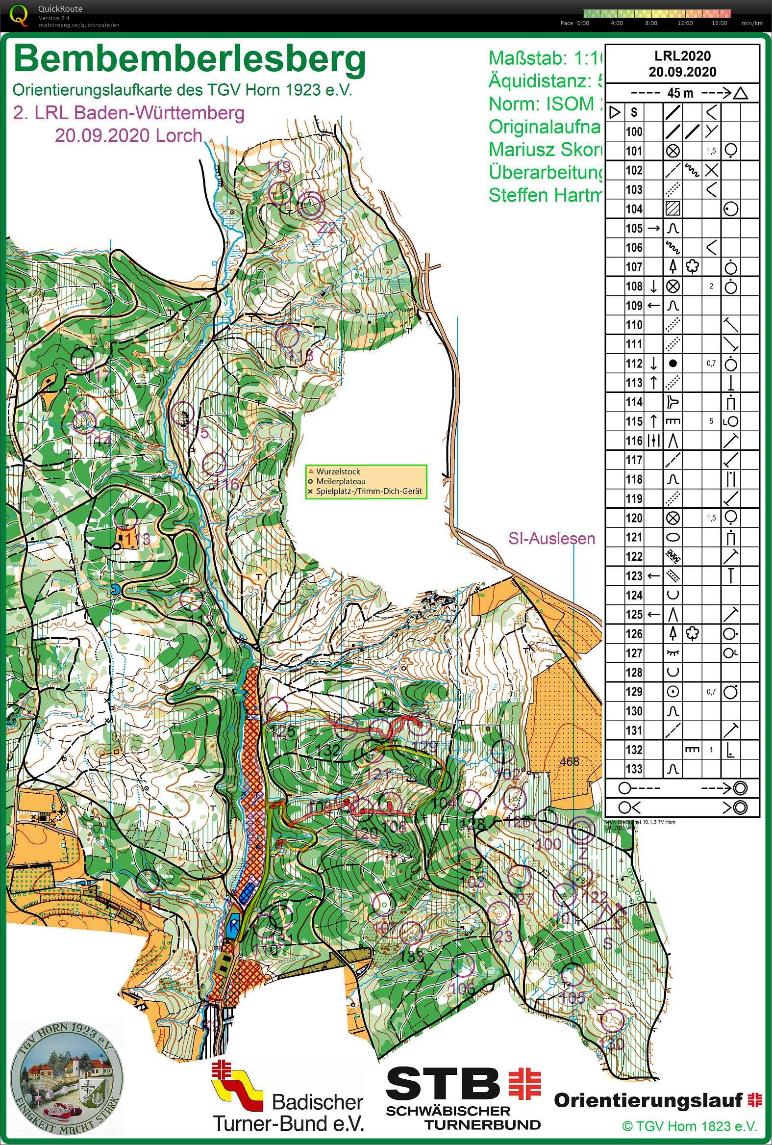 Regional rangking Lorch (20-09-2020)