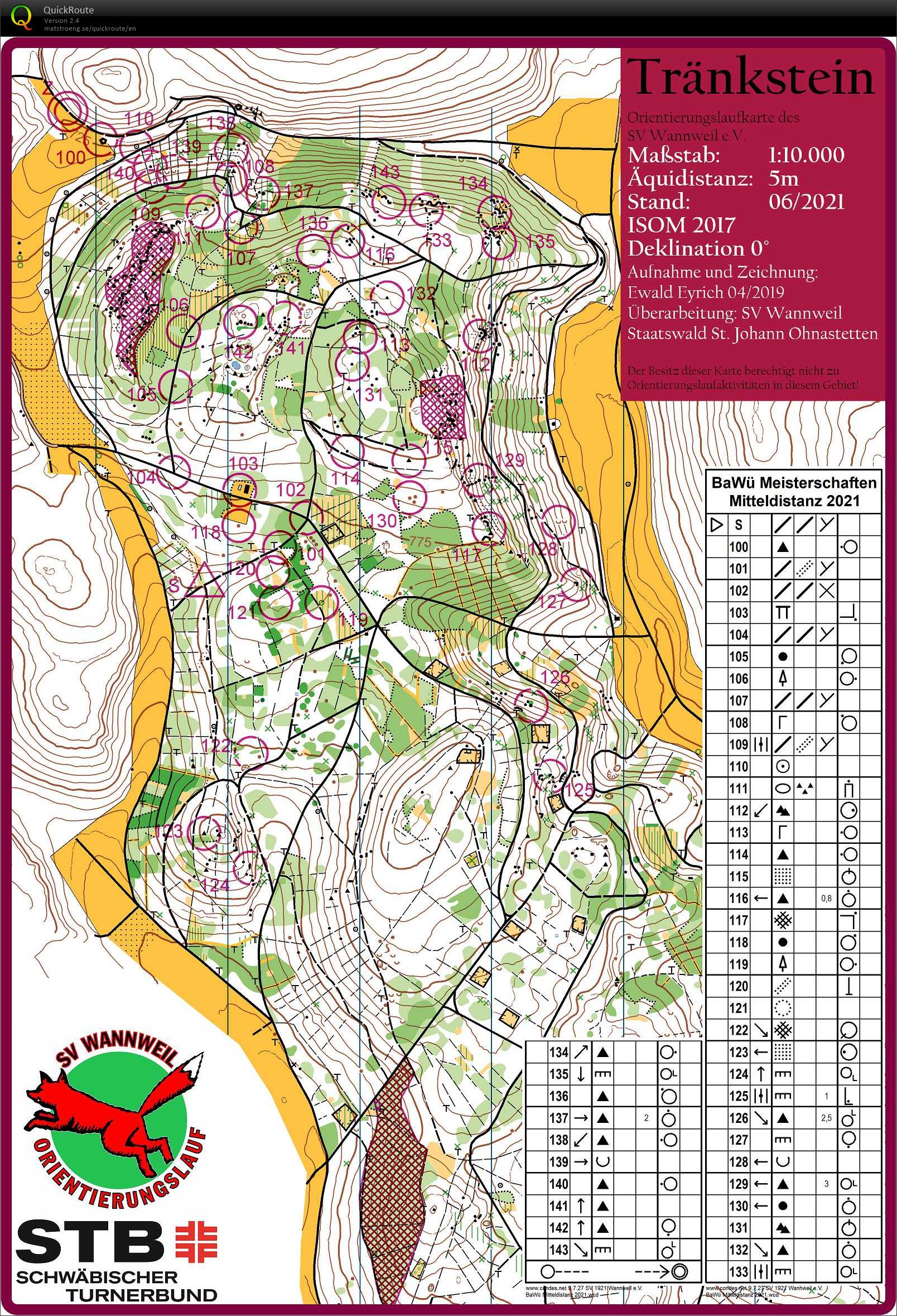 Regional Championships Set controls (17.07.2021)