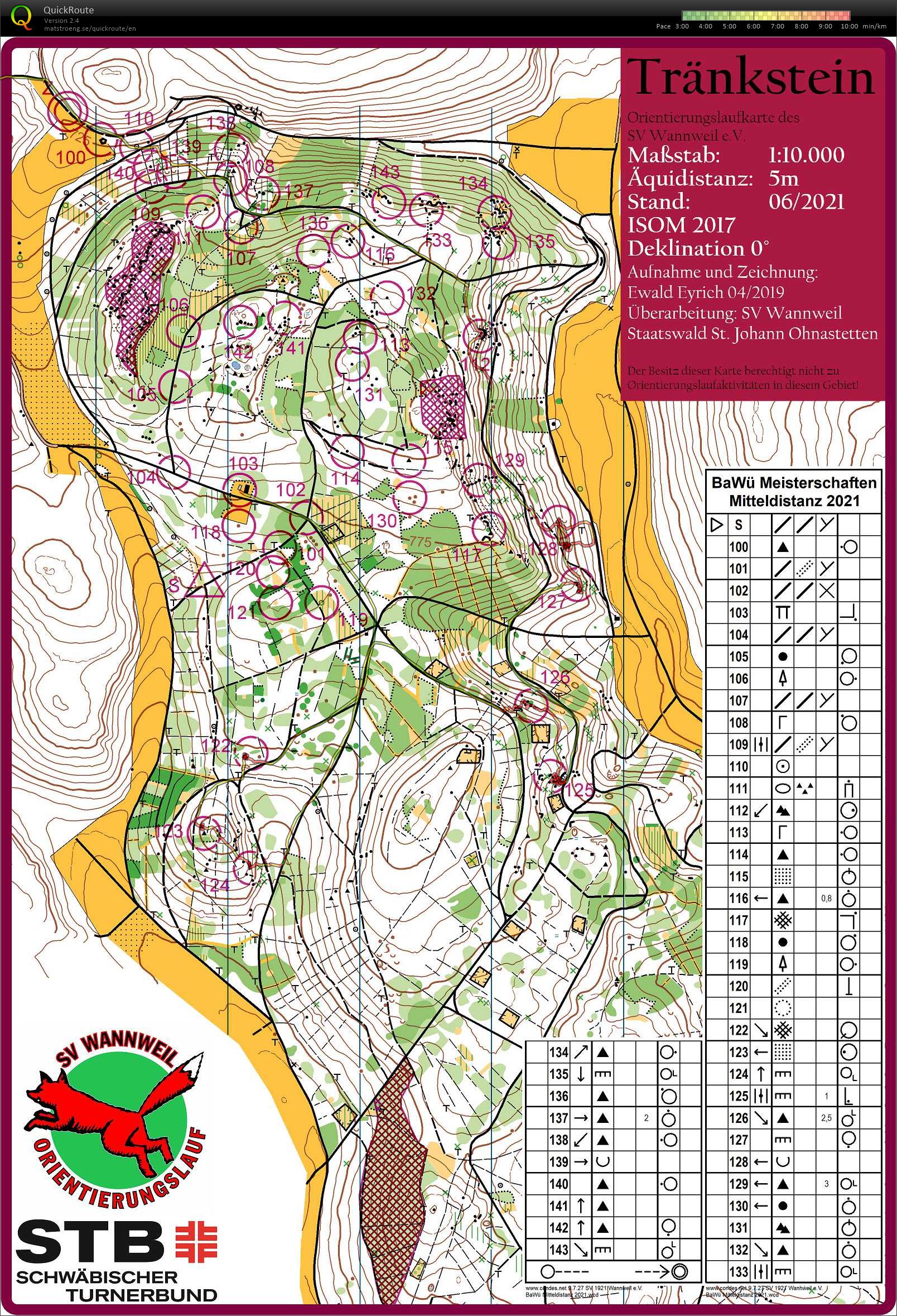 Regional Championships Set controls (17/07/2021)