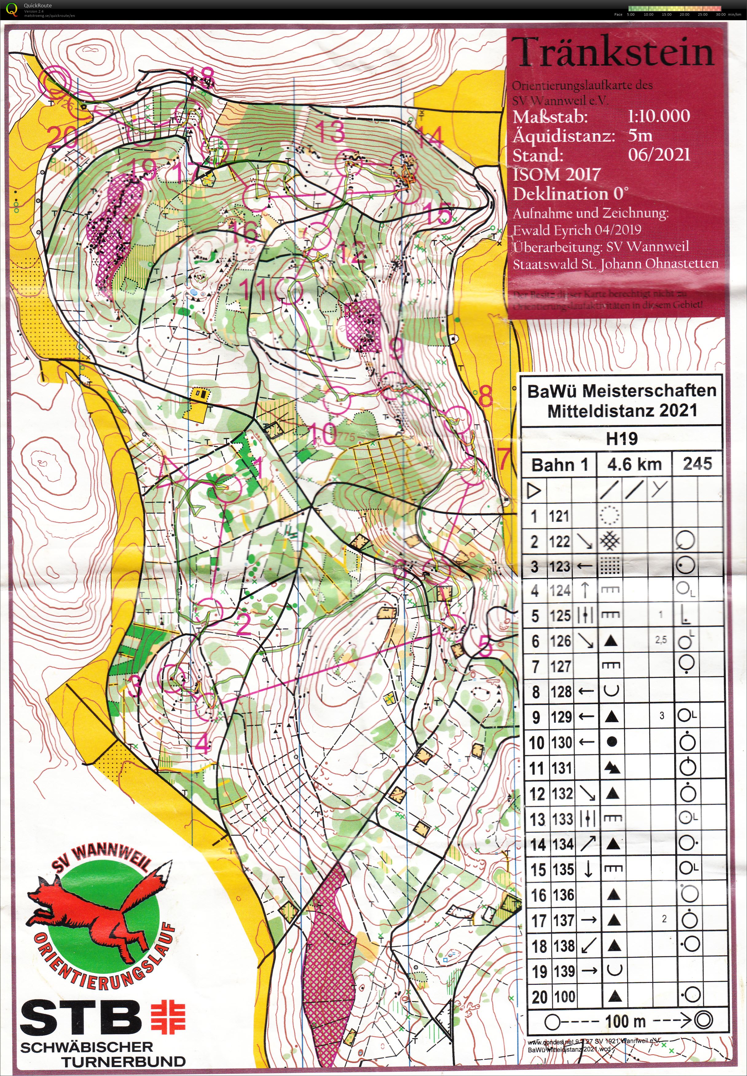 Regional middle distance champs Baden-Württemberg (17/07/2021)