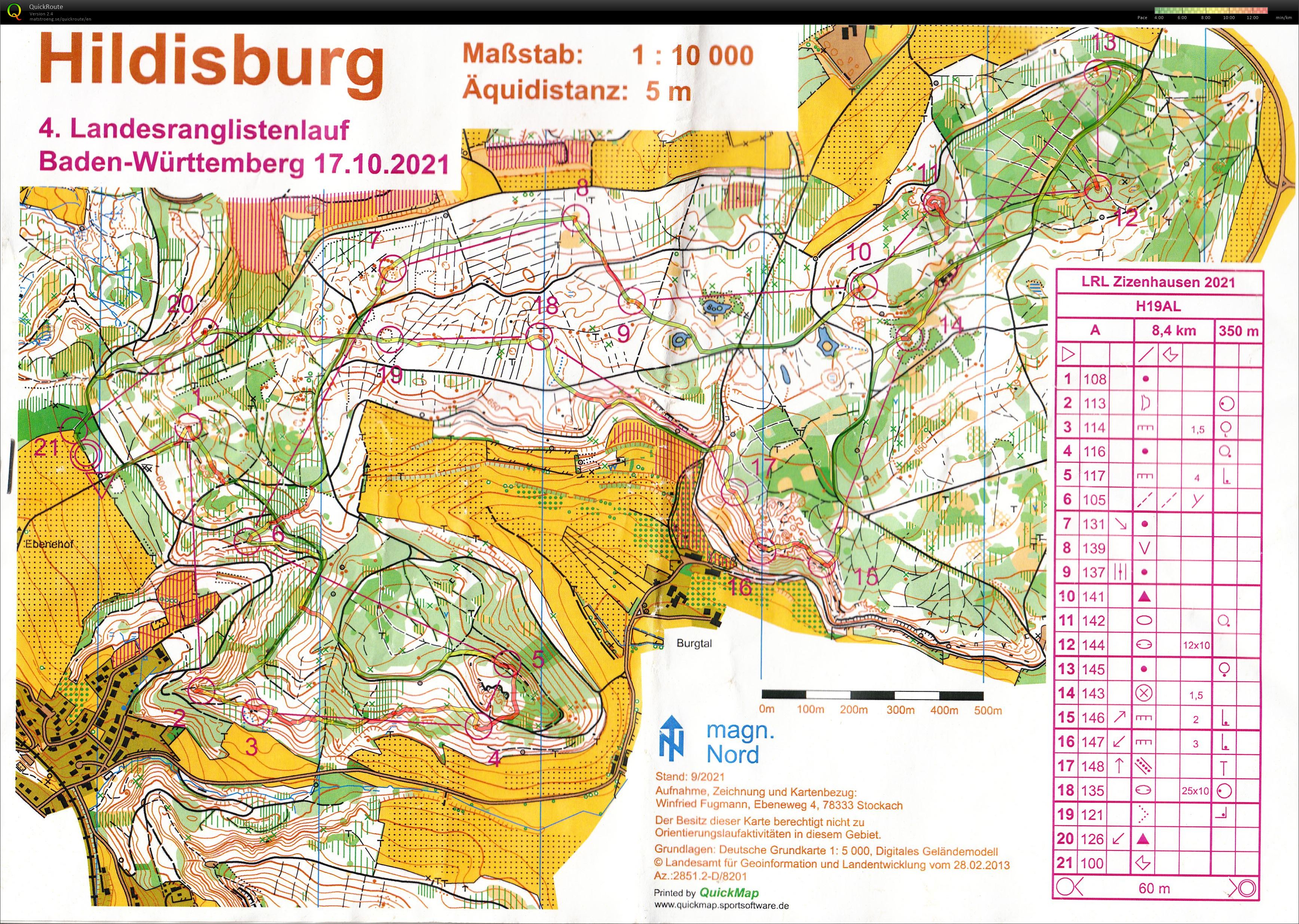 Regional ranking Zitzenhausen (17-10-2021)