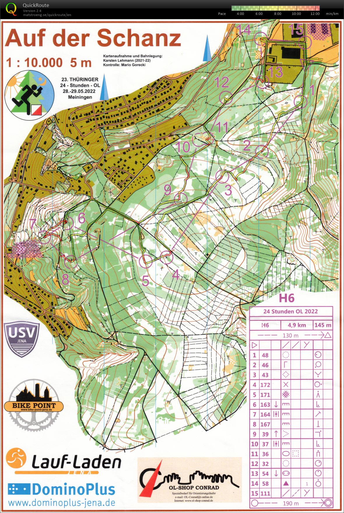 24 h orienteering H6 (28-05-2022)