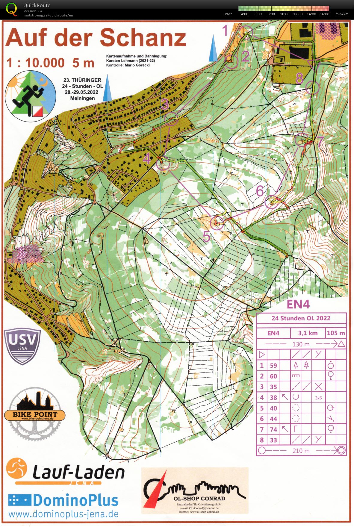 24 h orienteering EN4 (29.05.2022)