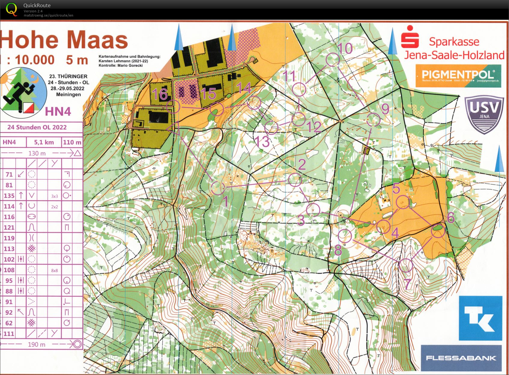 24 h orienteering HN4 (29.05.2022)