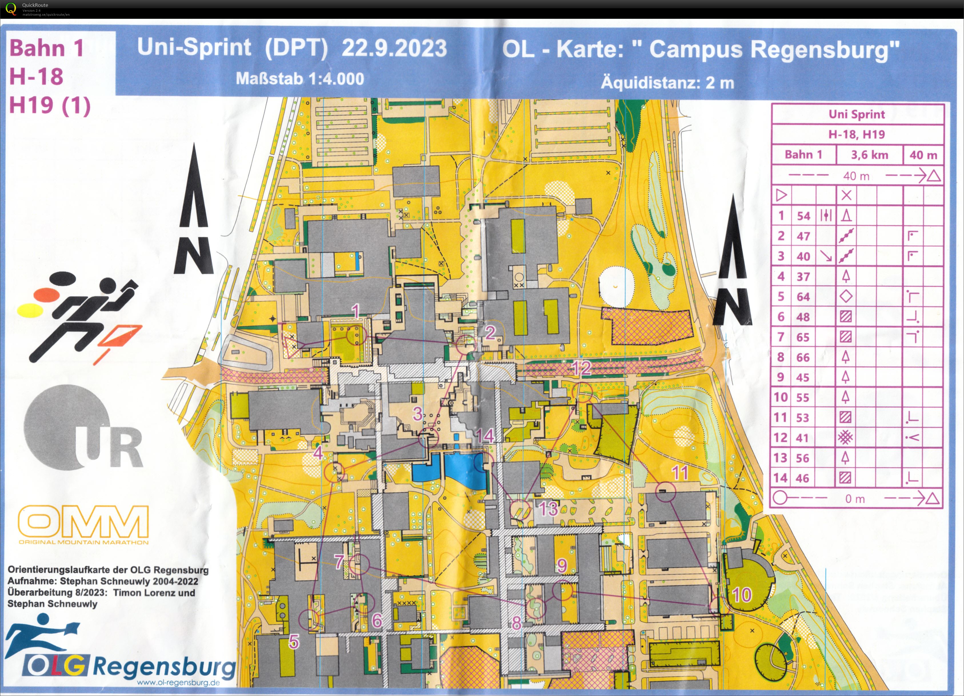 Uni-Sprint Regensburg - part 1 (2023-09-22)