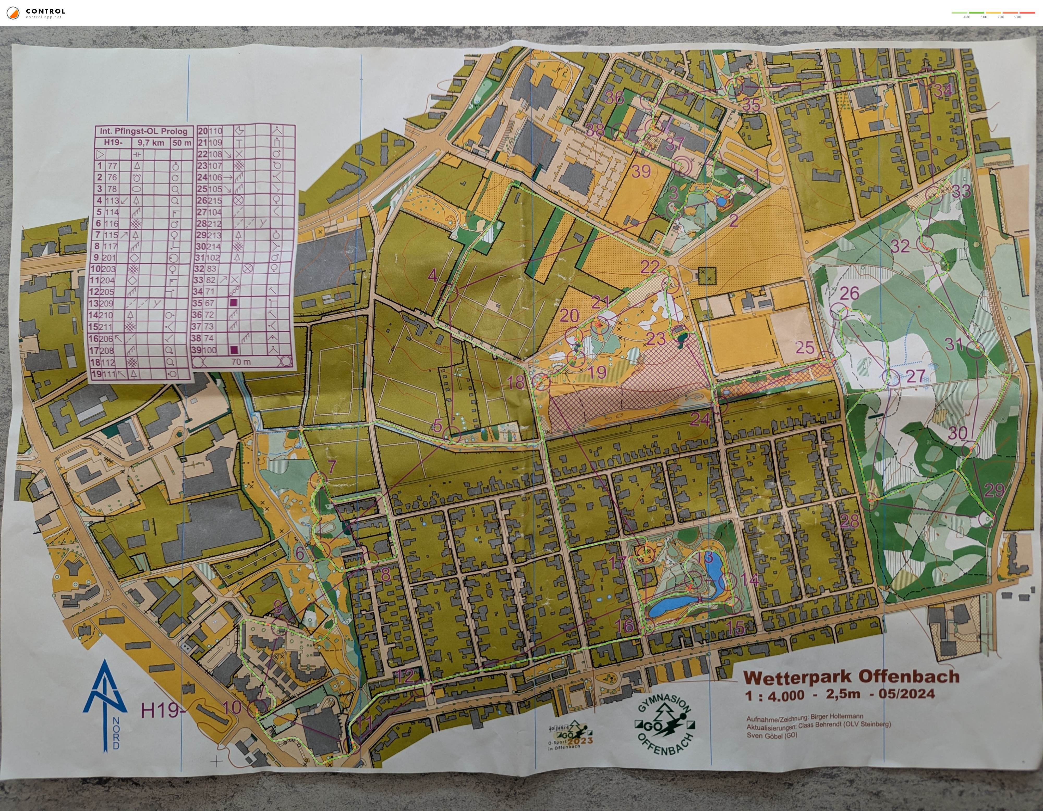 6. Internationaler Offenbacher Pfingst-OL Prolog 2025 (07/06/2025)
