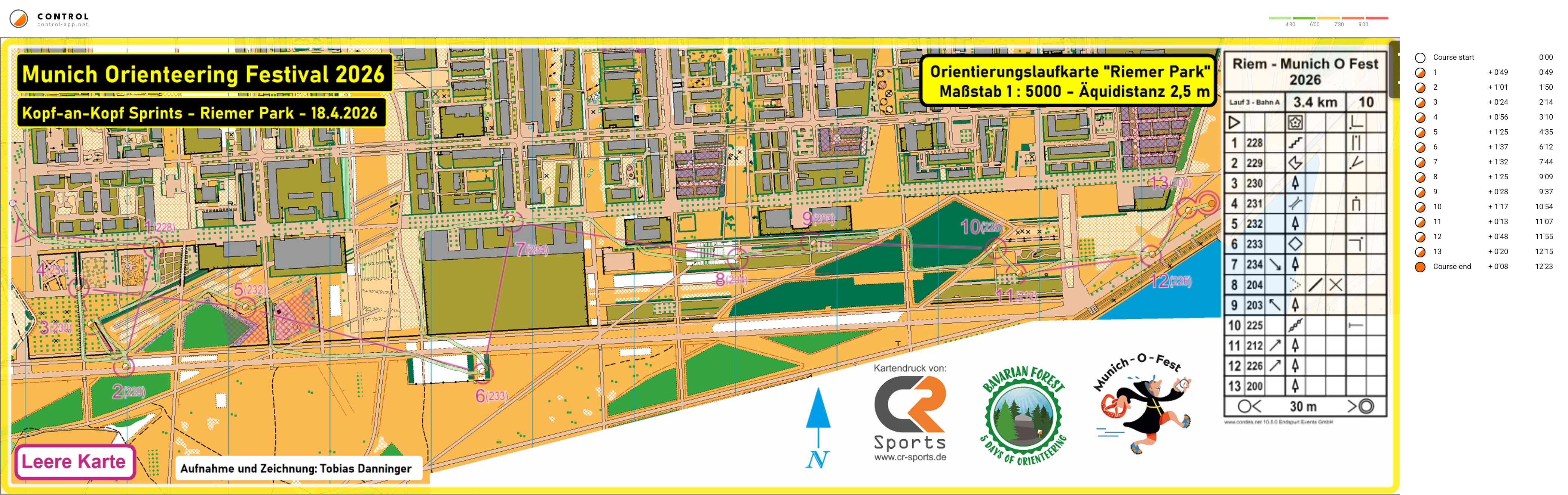 Munich O-Fest KO-Sprint 3 (18/04/2026)