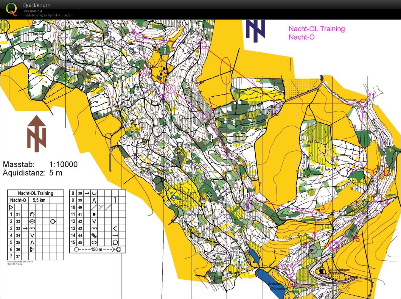 Night-O training Götzenbachtal (28/02/2012)