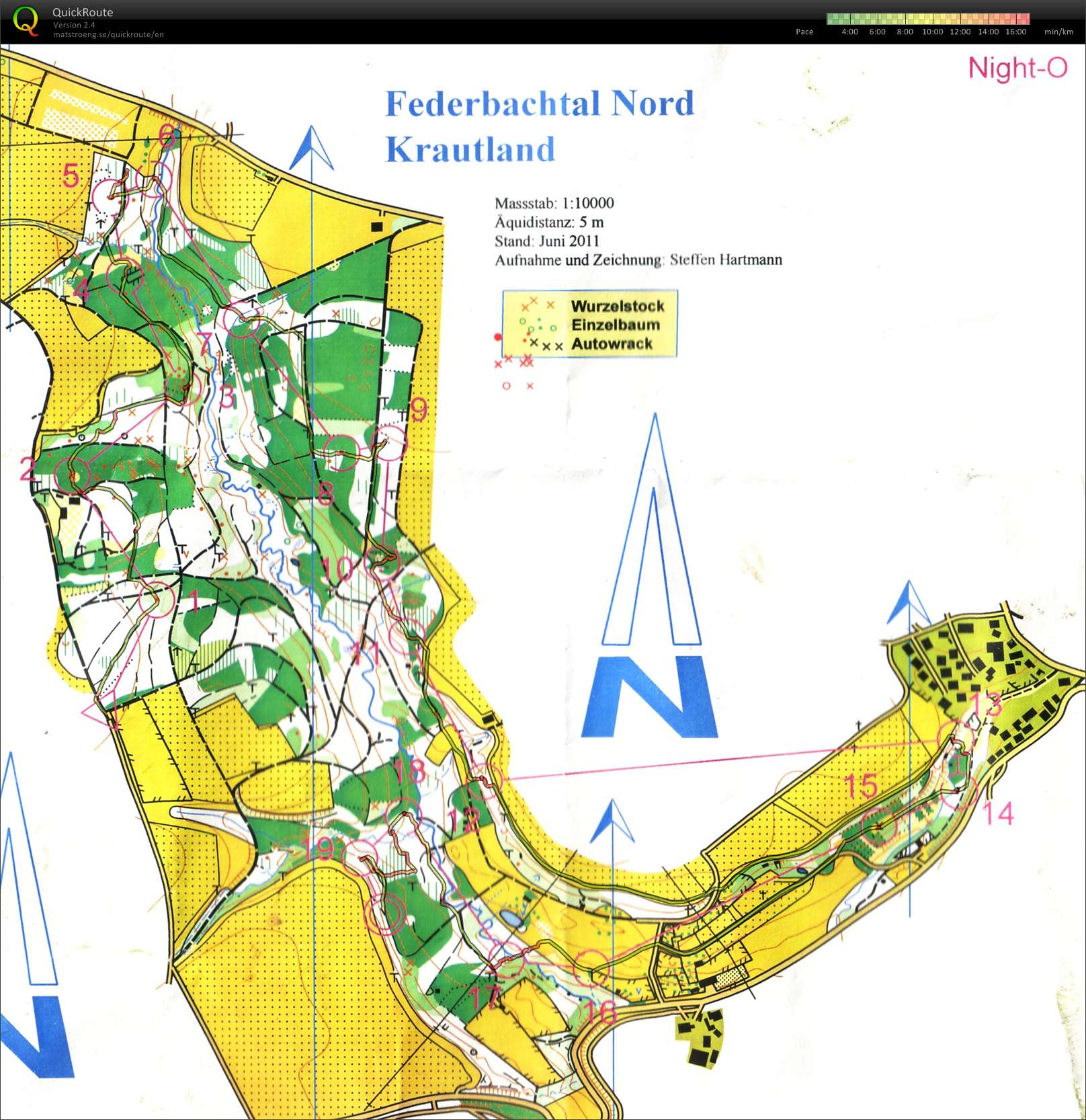 Night-O training Federbachtal (08/03/2012)