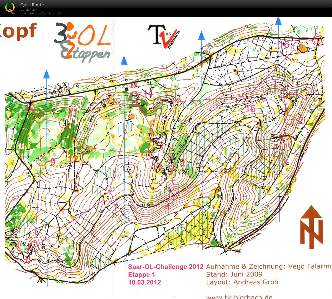 Saarland OL Challenge - Etappe 1 (10/03/2012)