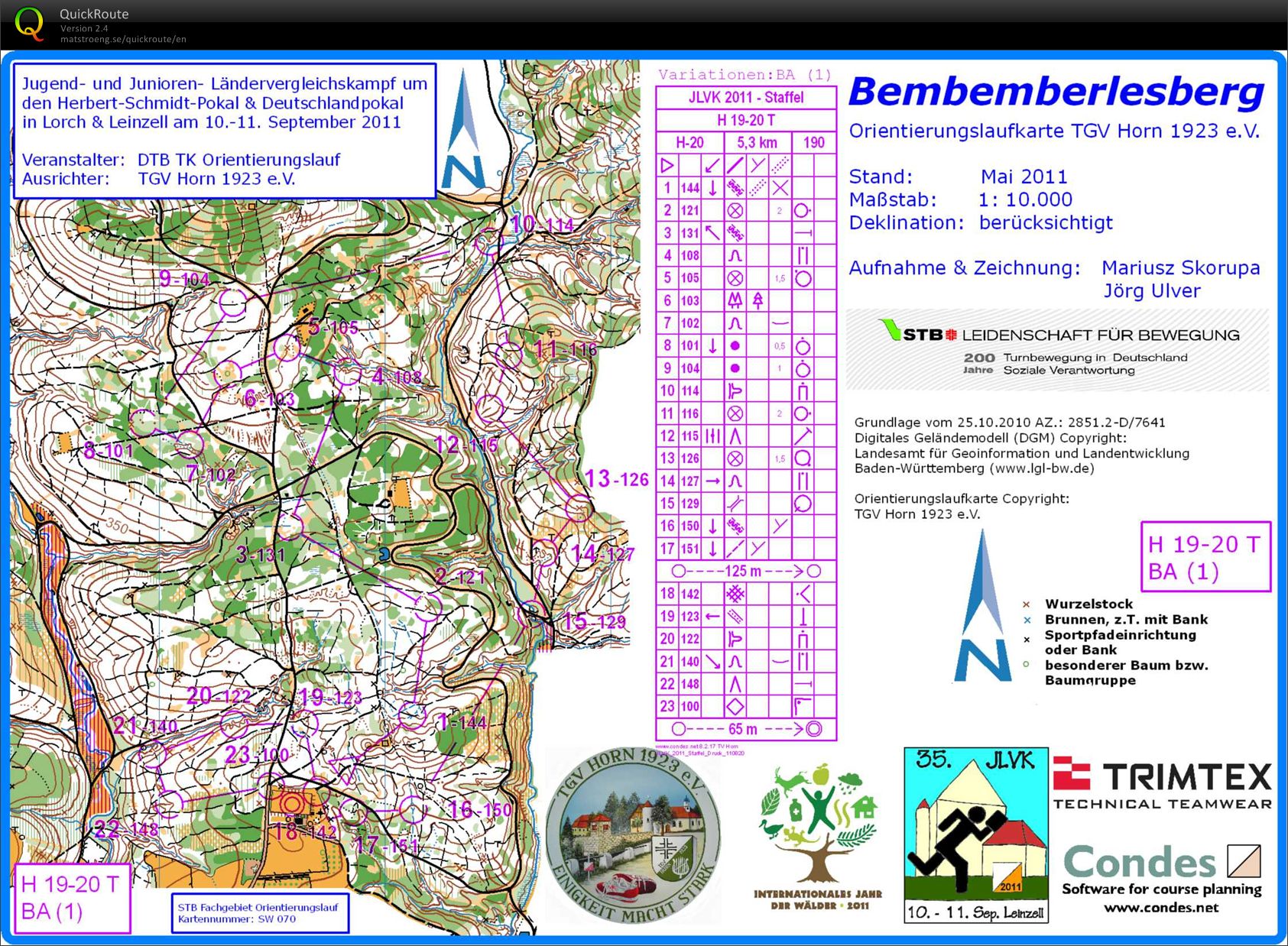 Training Bemberlesberg (2011 JLVK-Relay) (2012-04-01)