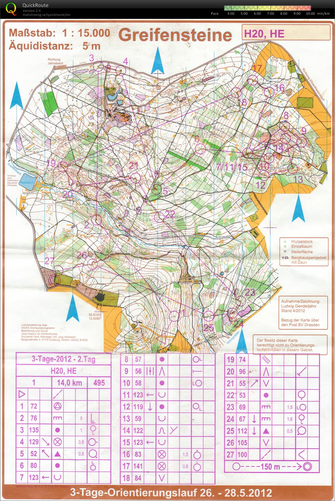 Internationaler 3-Tage OL Greifensteine Etappe 2 (WRE) (27.05.2012)