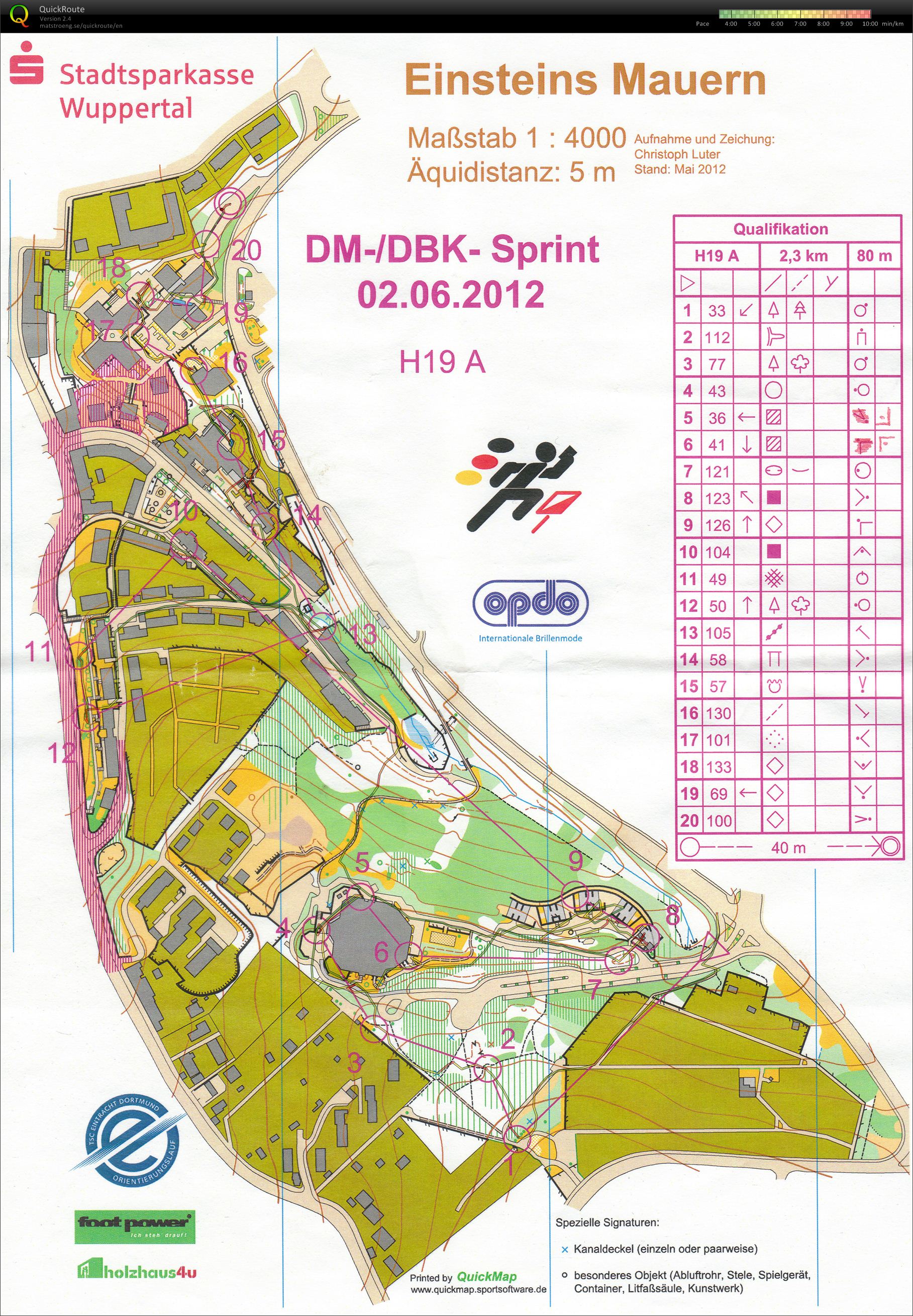 DM Sprint Qualifikation (Vorlauf A) (02/06/2012)