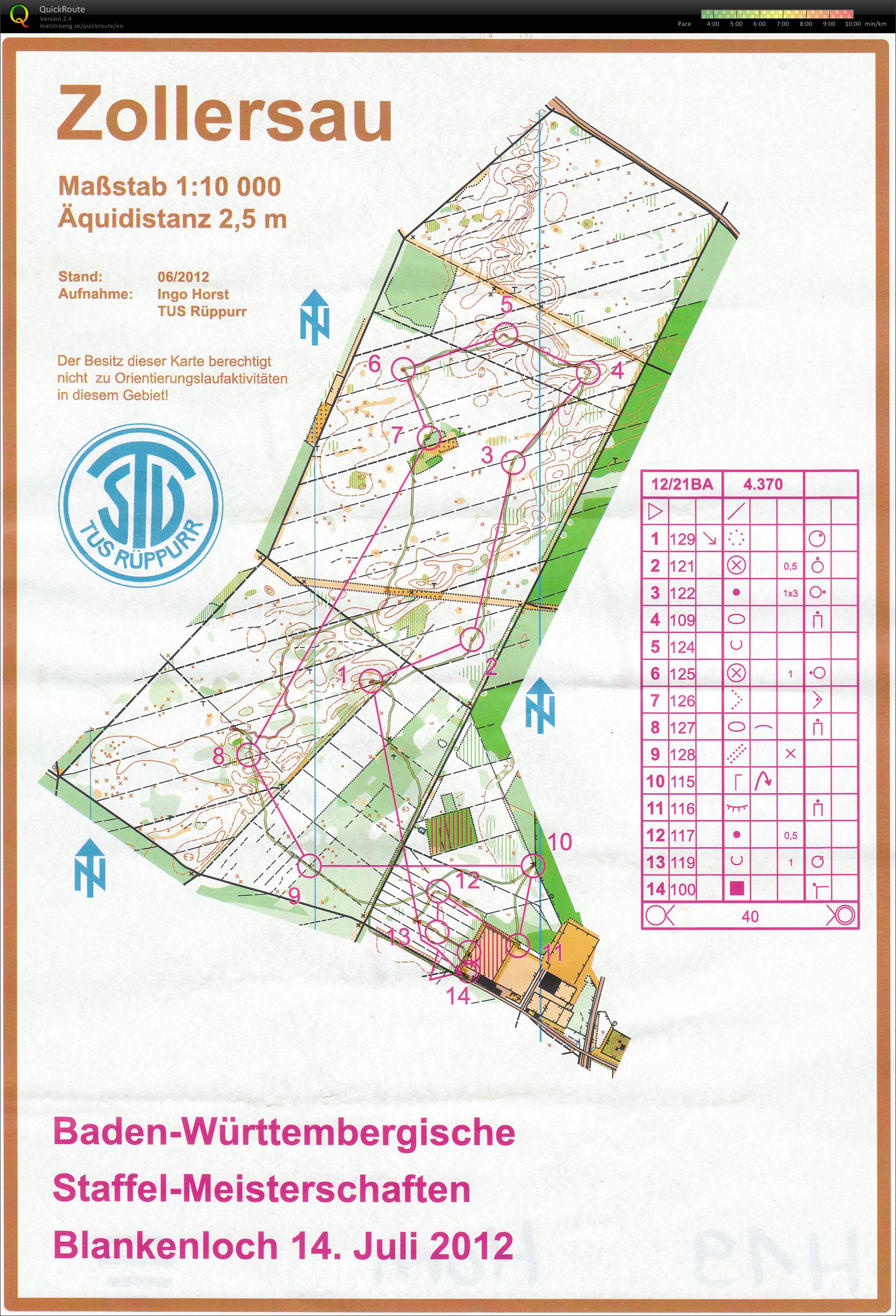 BaWü-Staffel Leg 4 (14-07-2012)