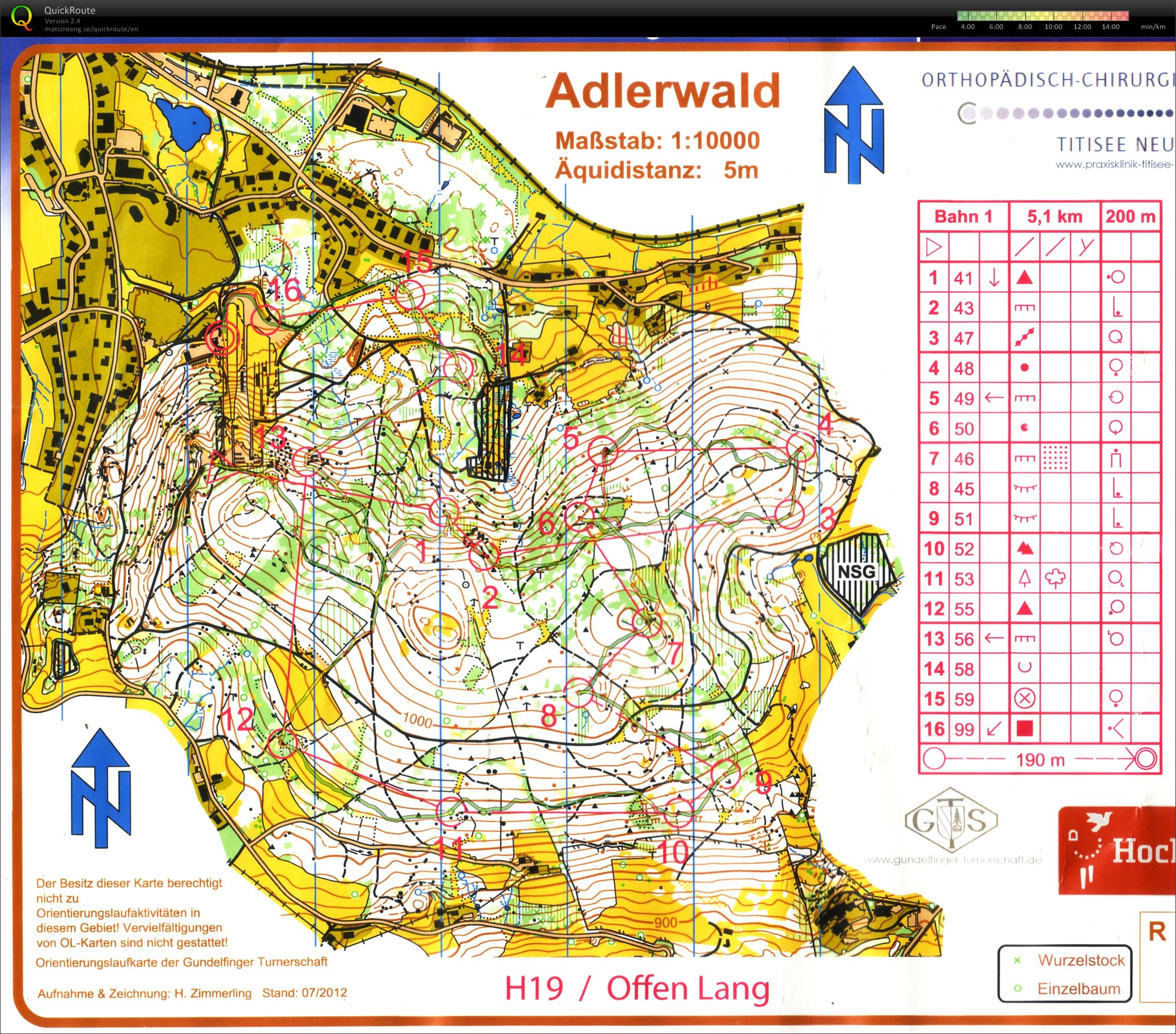 Regional middle distance champs - Hinterzarten (30-09-2012)