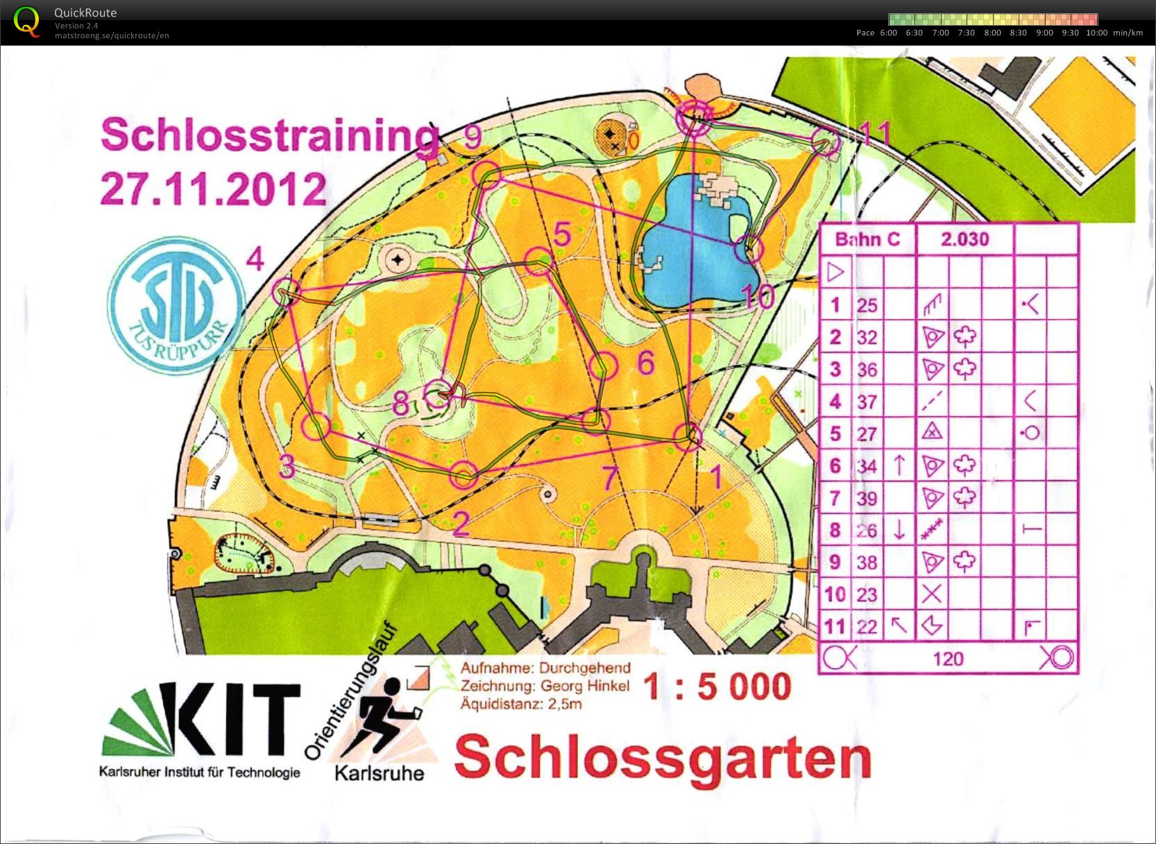 Schlosspark-Sprints (27/11/2012)