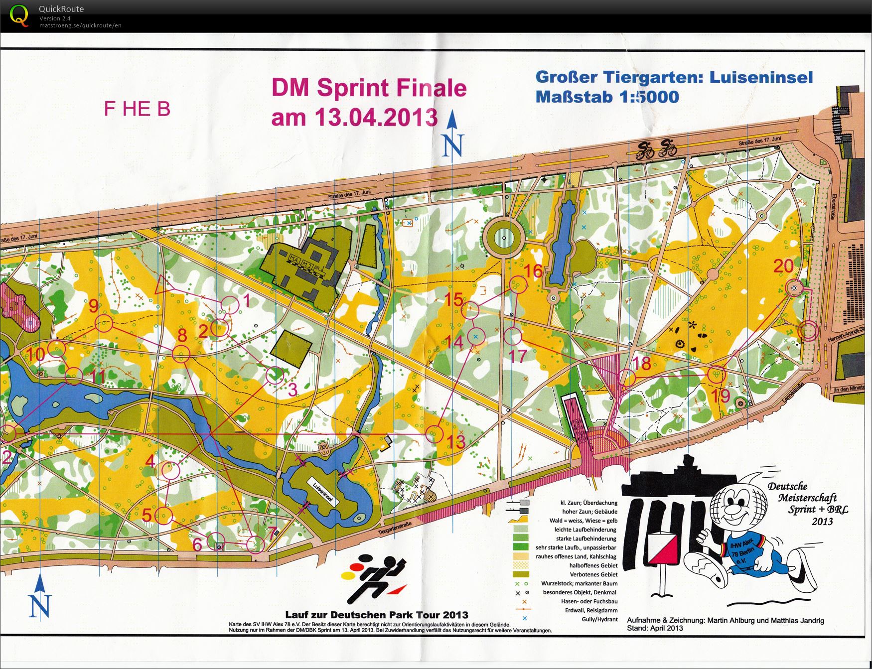 German Sprint Champs - Final B (13.04.2013)