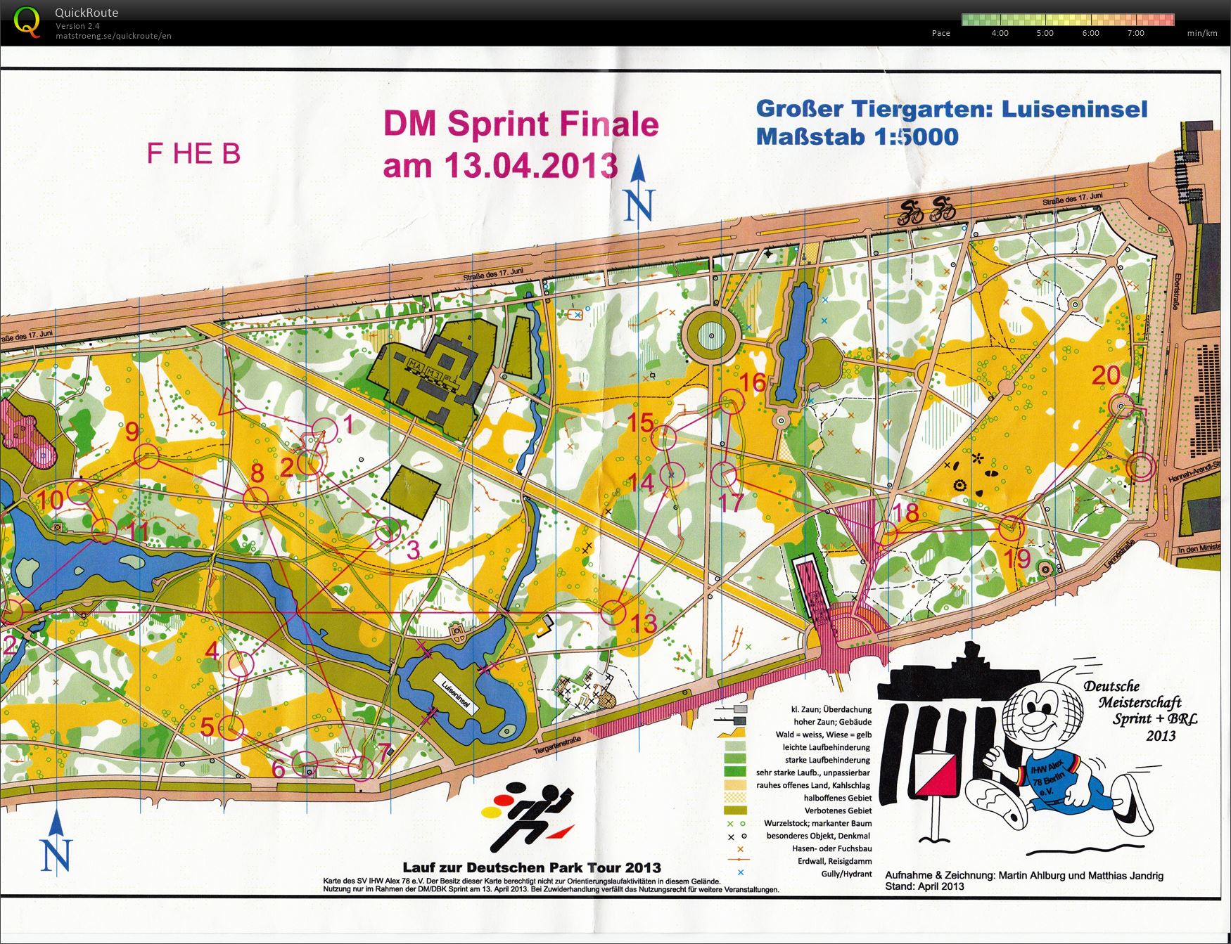 German Sprint Champs - Final B (13.04.2013)