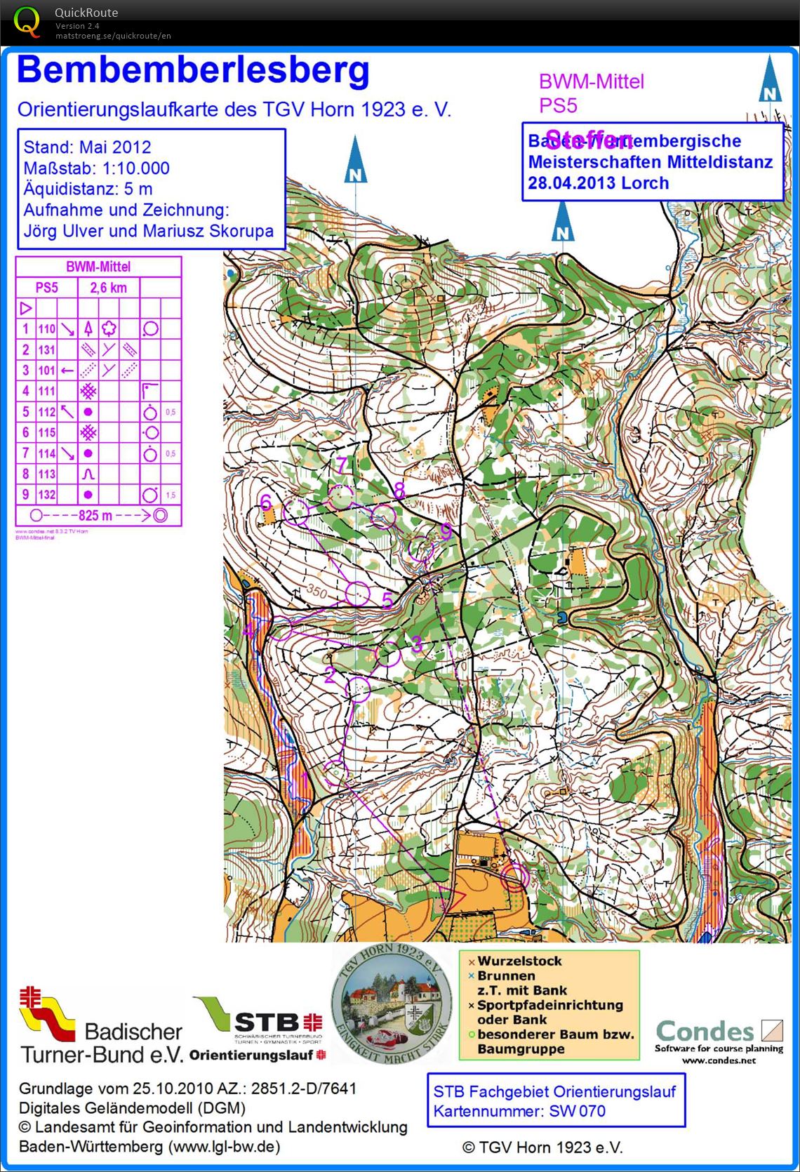 Regional middle distance champs Baden-Württemberg (2013-04-28)