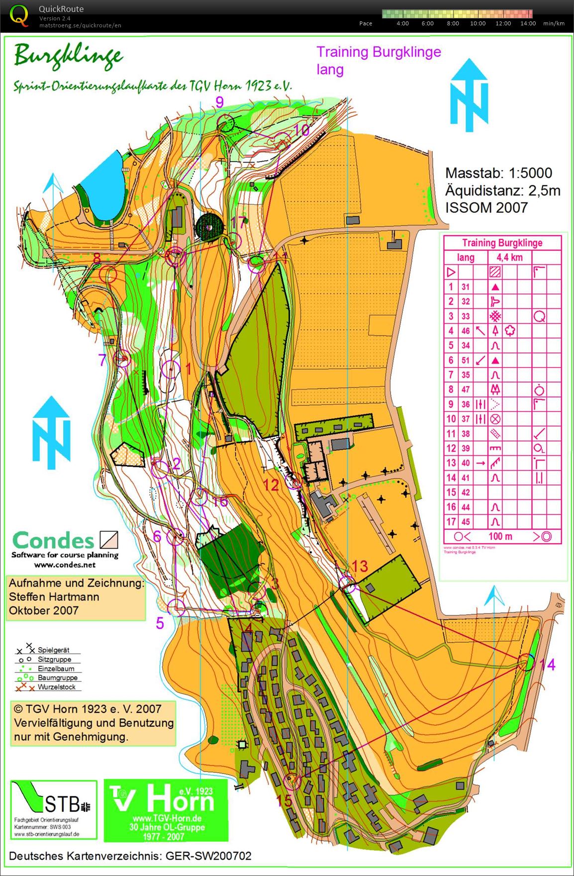 Night-Sprint Burgklinge (17-12-2013)