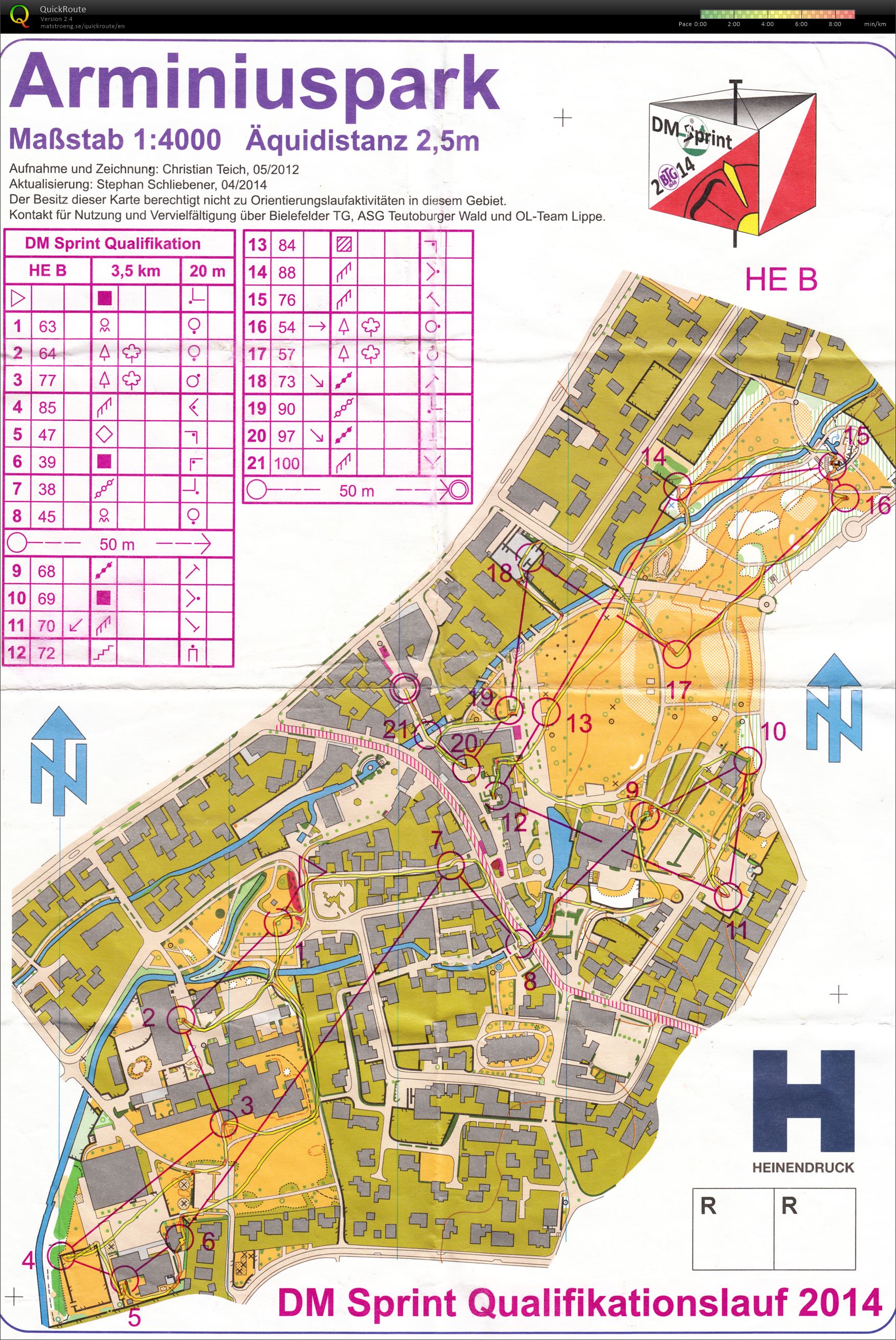 German sprint champs (qualification heat B) (2014-05-10)