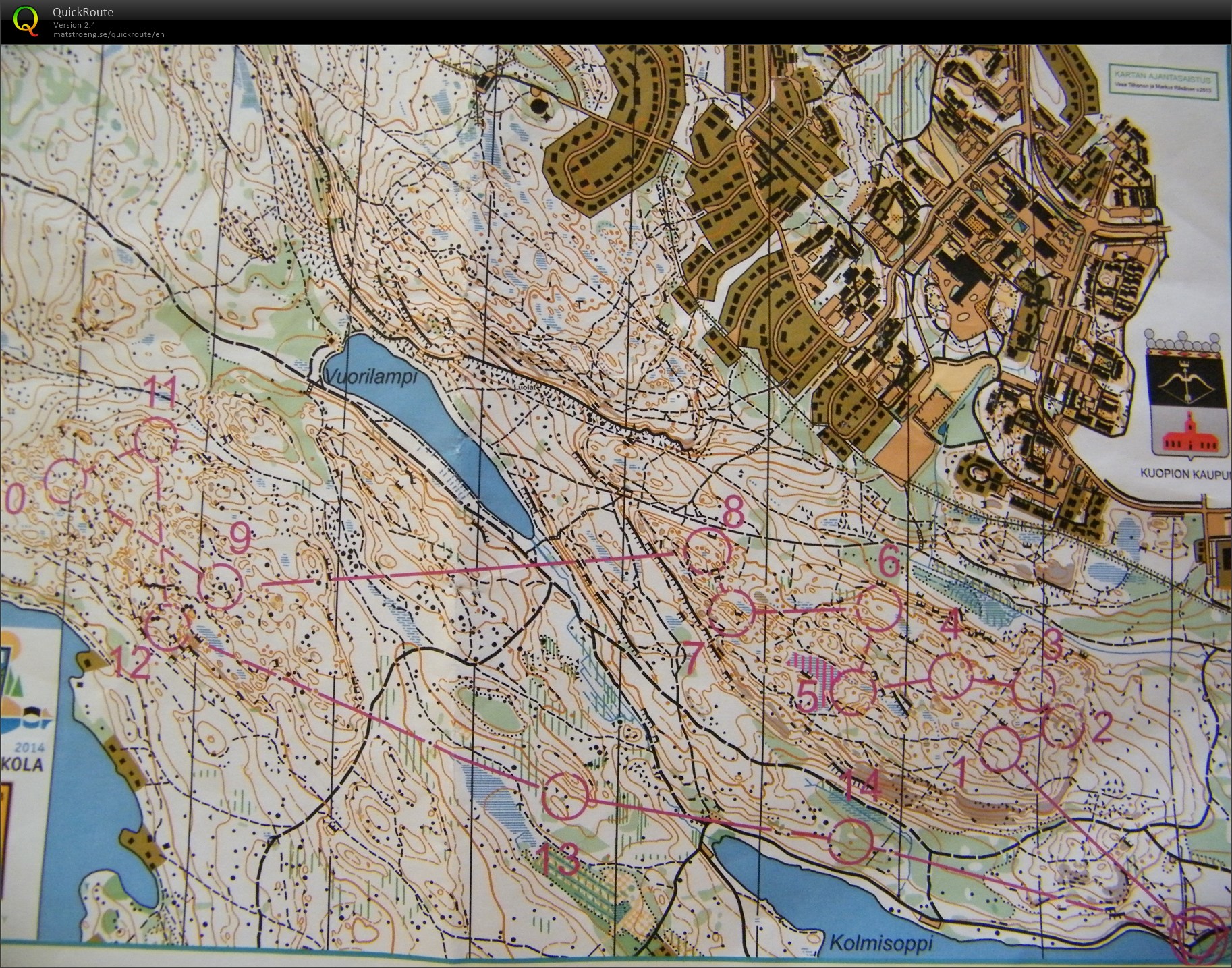 Jukola Training (2014-06-13)