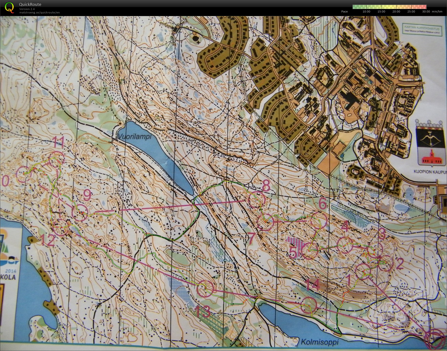 Jukola Training (2014-06-13)