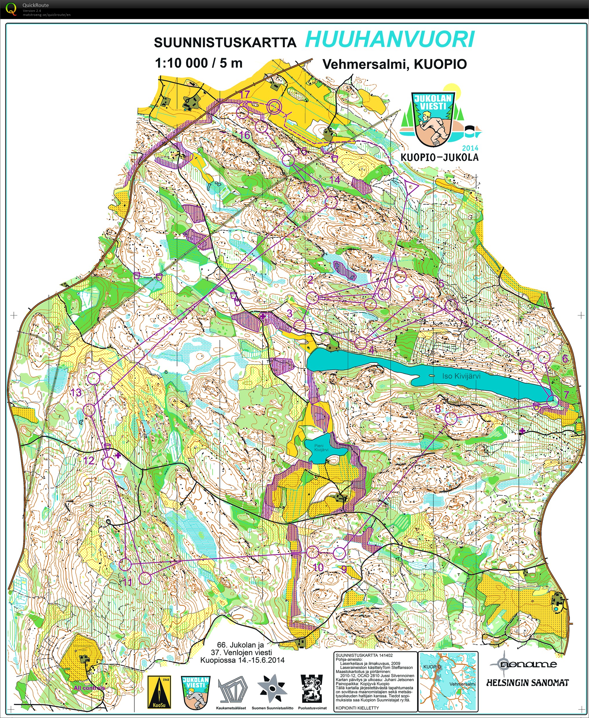 Kuopio-Jukola 2014 (2014-06-15)