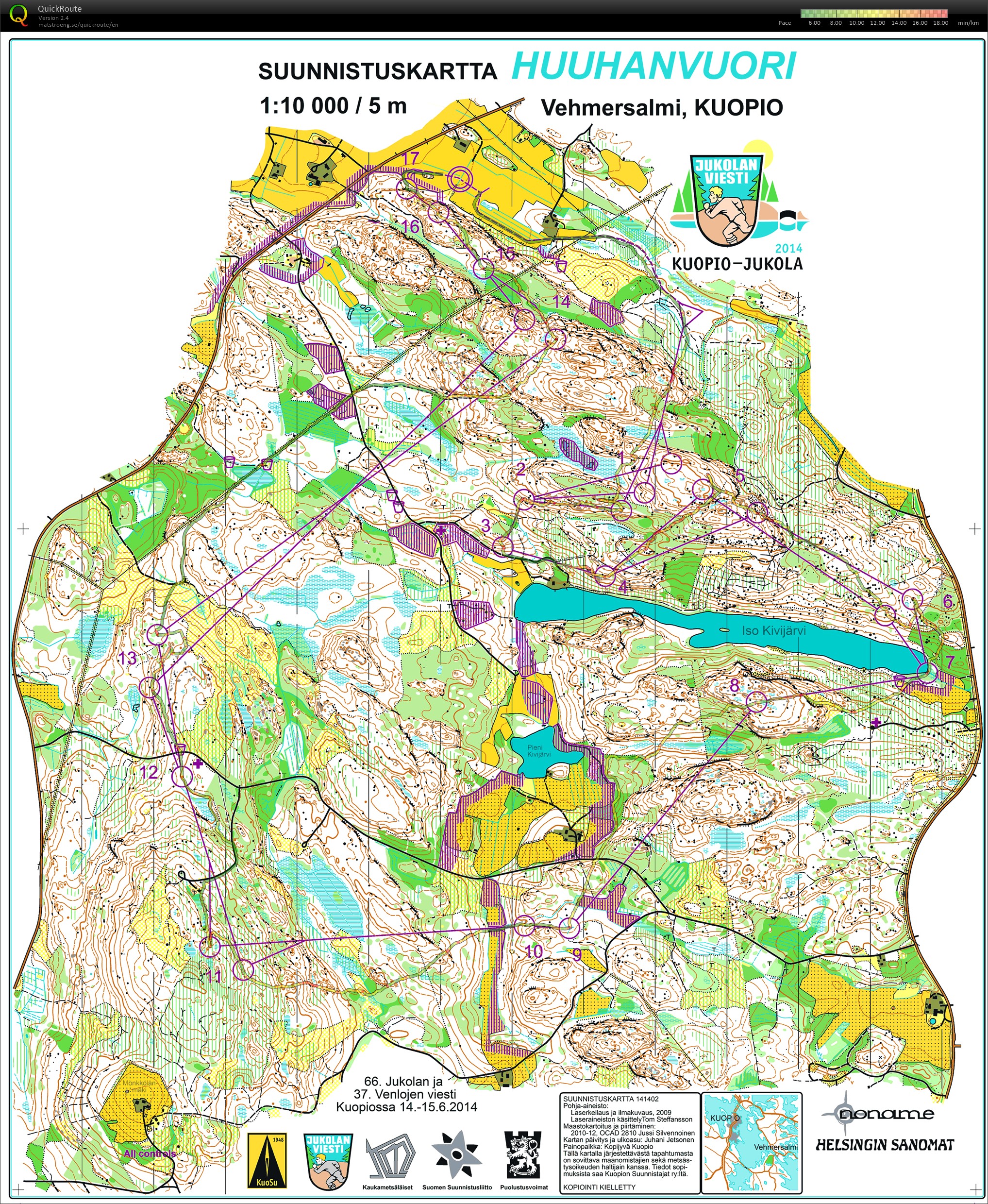 Kuopio-Jukola 2014 (2014-06-15)