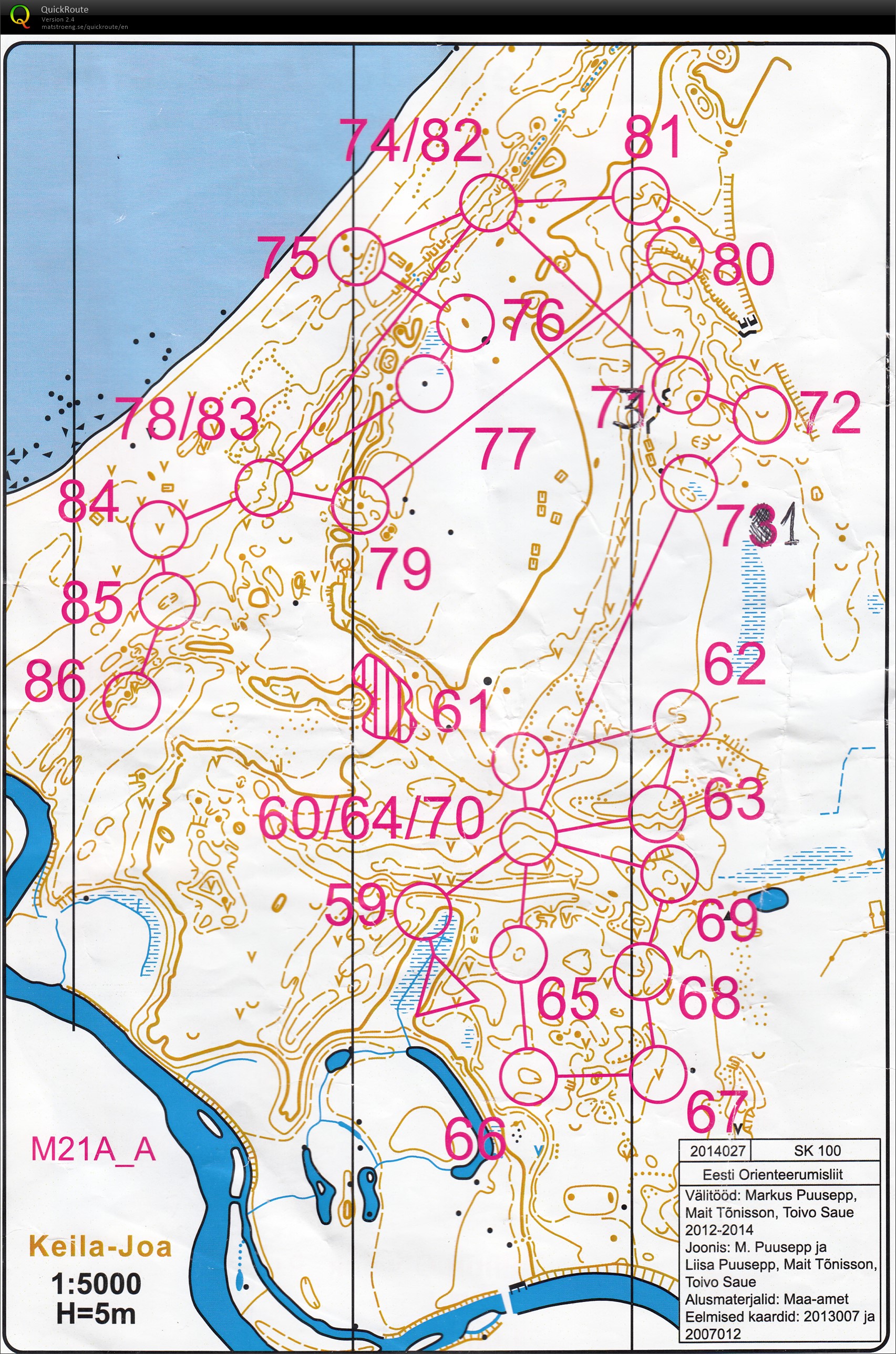 Tallinn-O-Week Day 6 (100CP contours only) (21/06/2014)