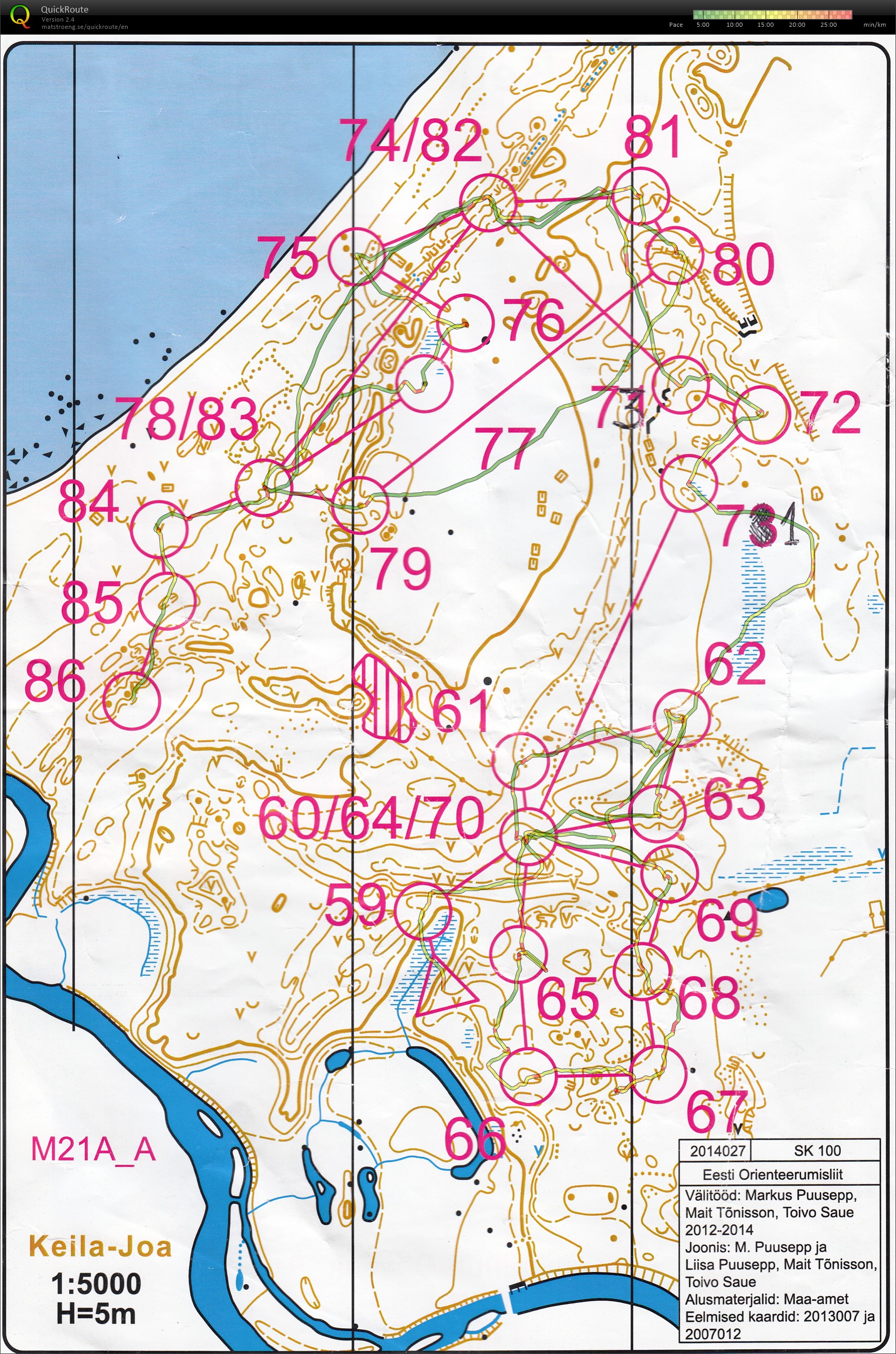 Tallinn-O-Week Day 6 (100CP contours only) (21/06/2014)