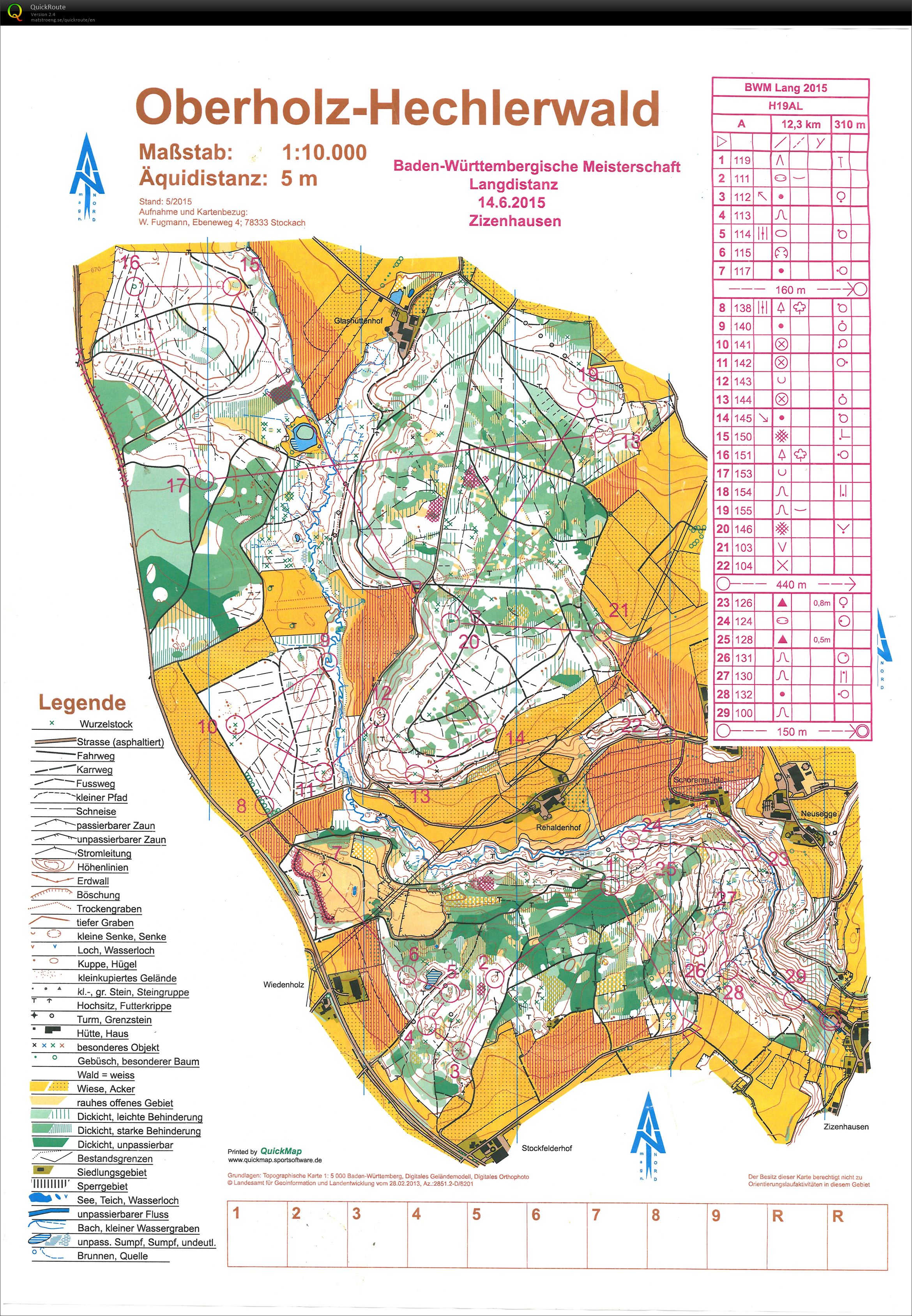 Regional long distance champs Baden-Württemberg (14.06.2015)