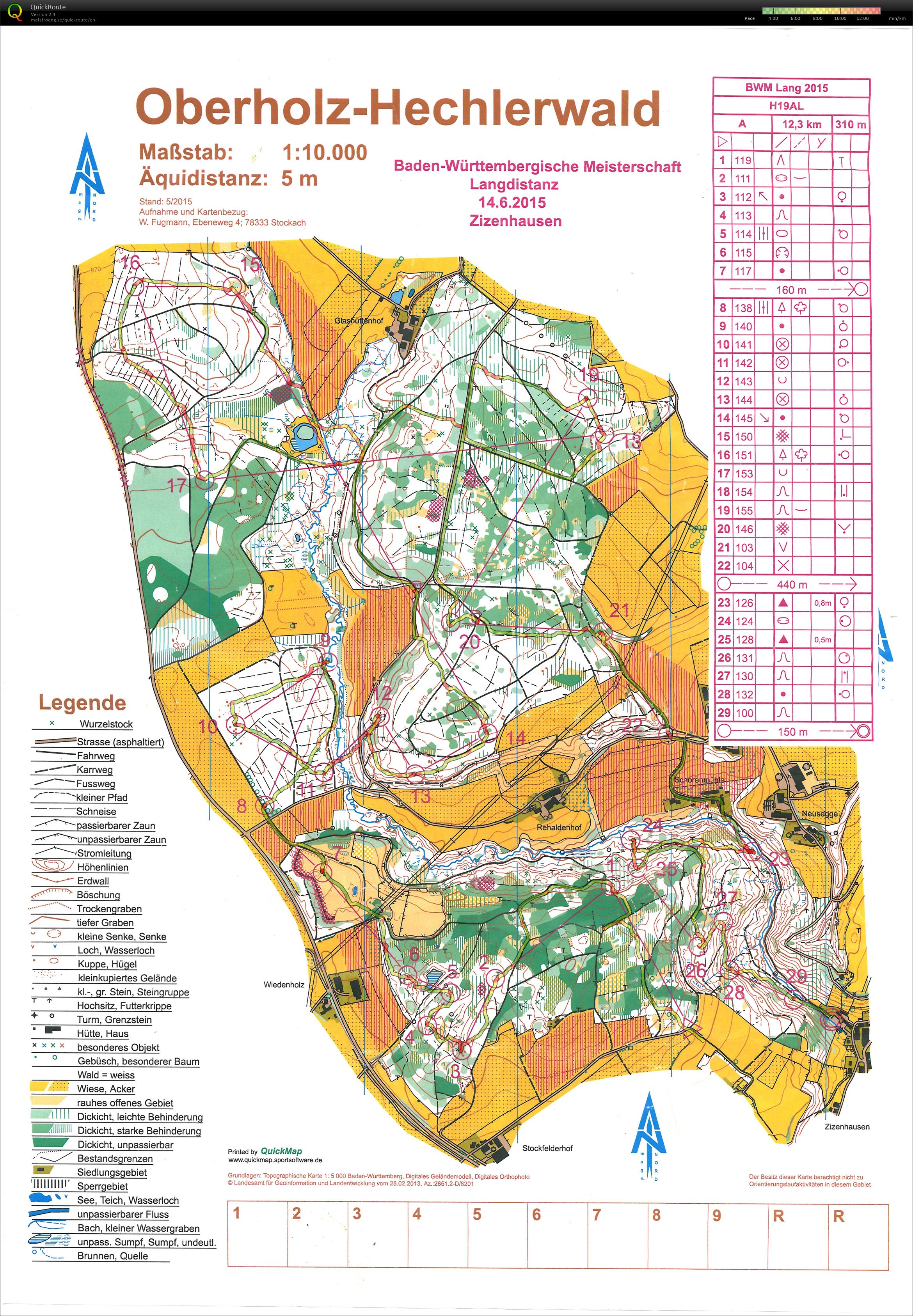 Regional long distance champs Baden-Württemberg (14.06.2015)