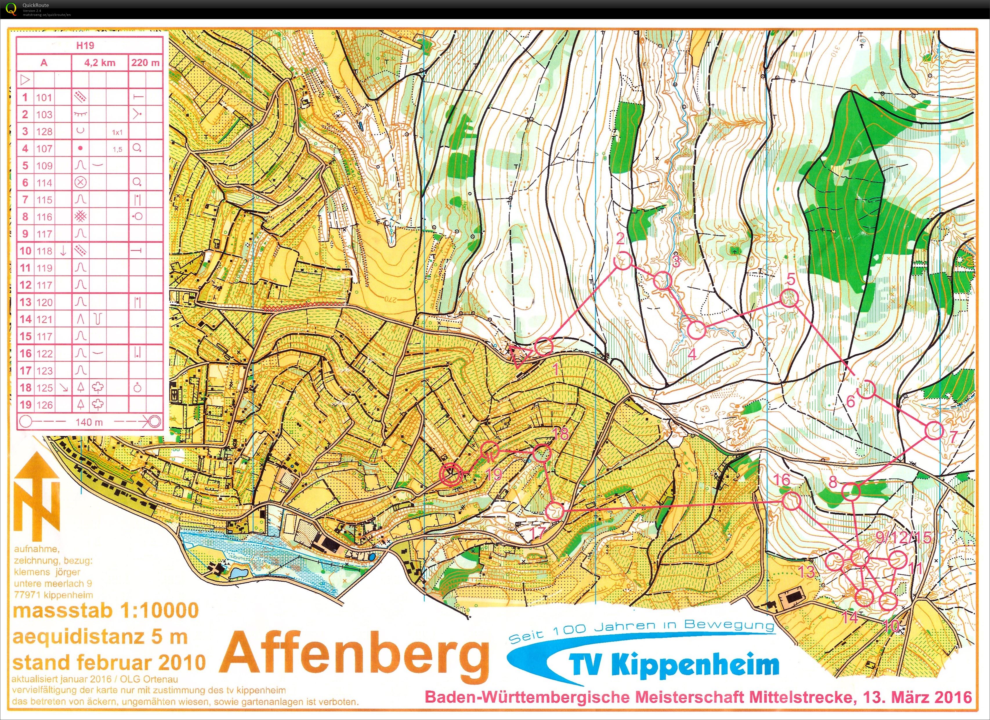 Regional Middle Distance Champs Baden-Württemberg (2016-03-13)