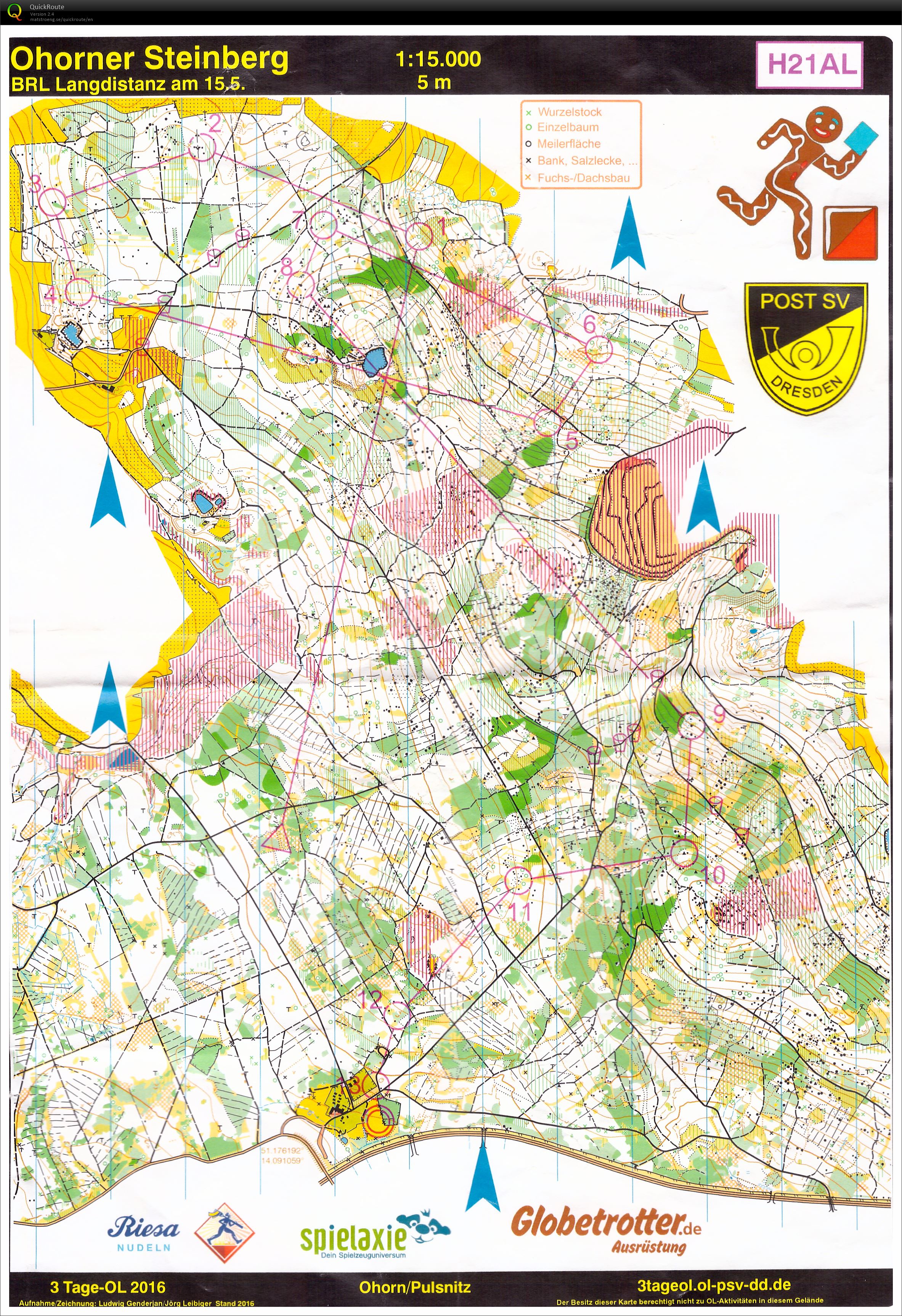 Int. 3-Tage-OL Pulsnitz/BRL long (15/05/2016)