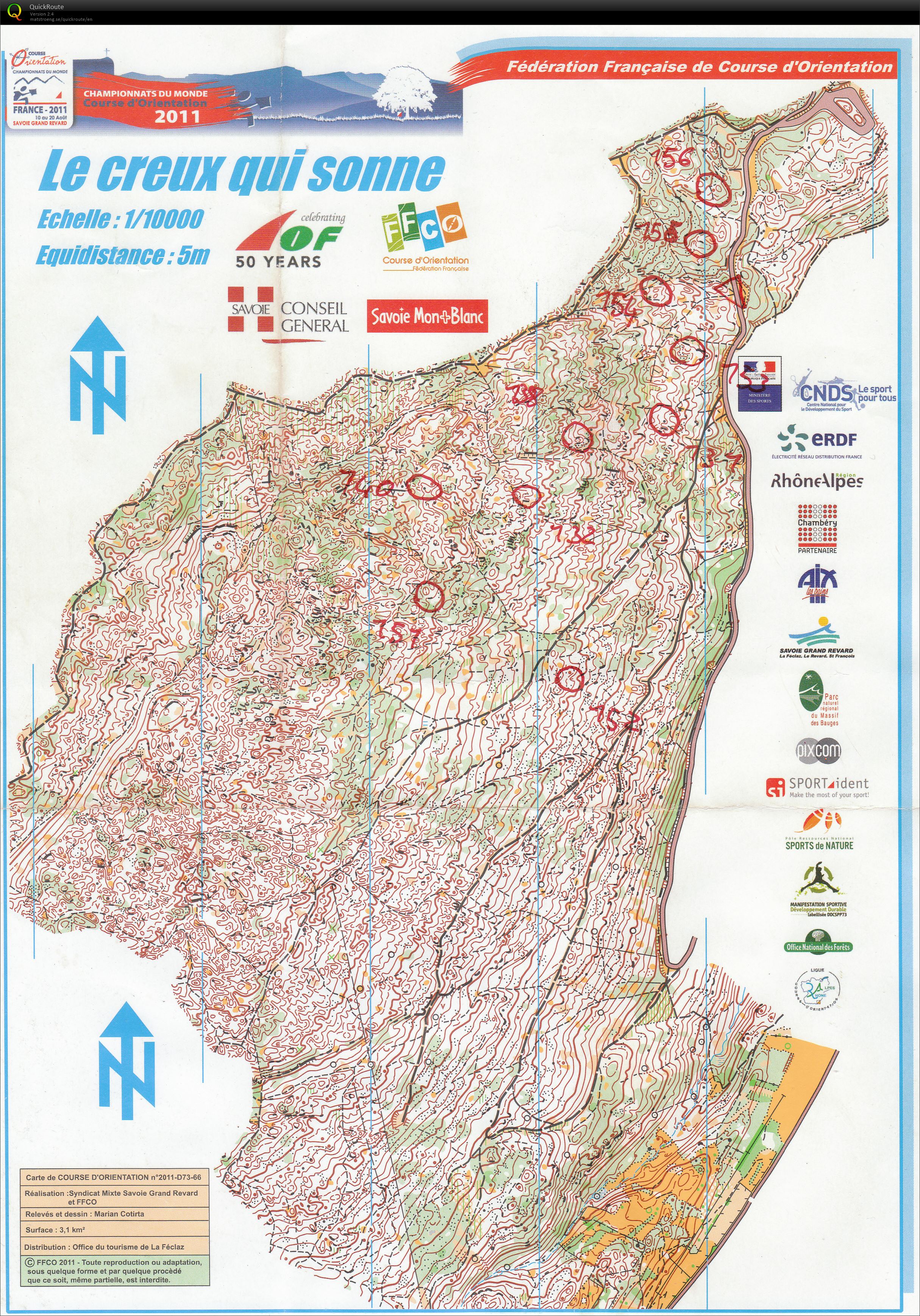 WOC 2011 Training (13-08-2011)