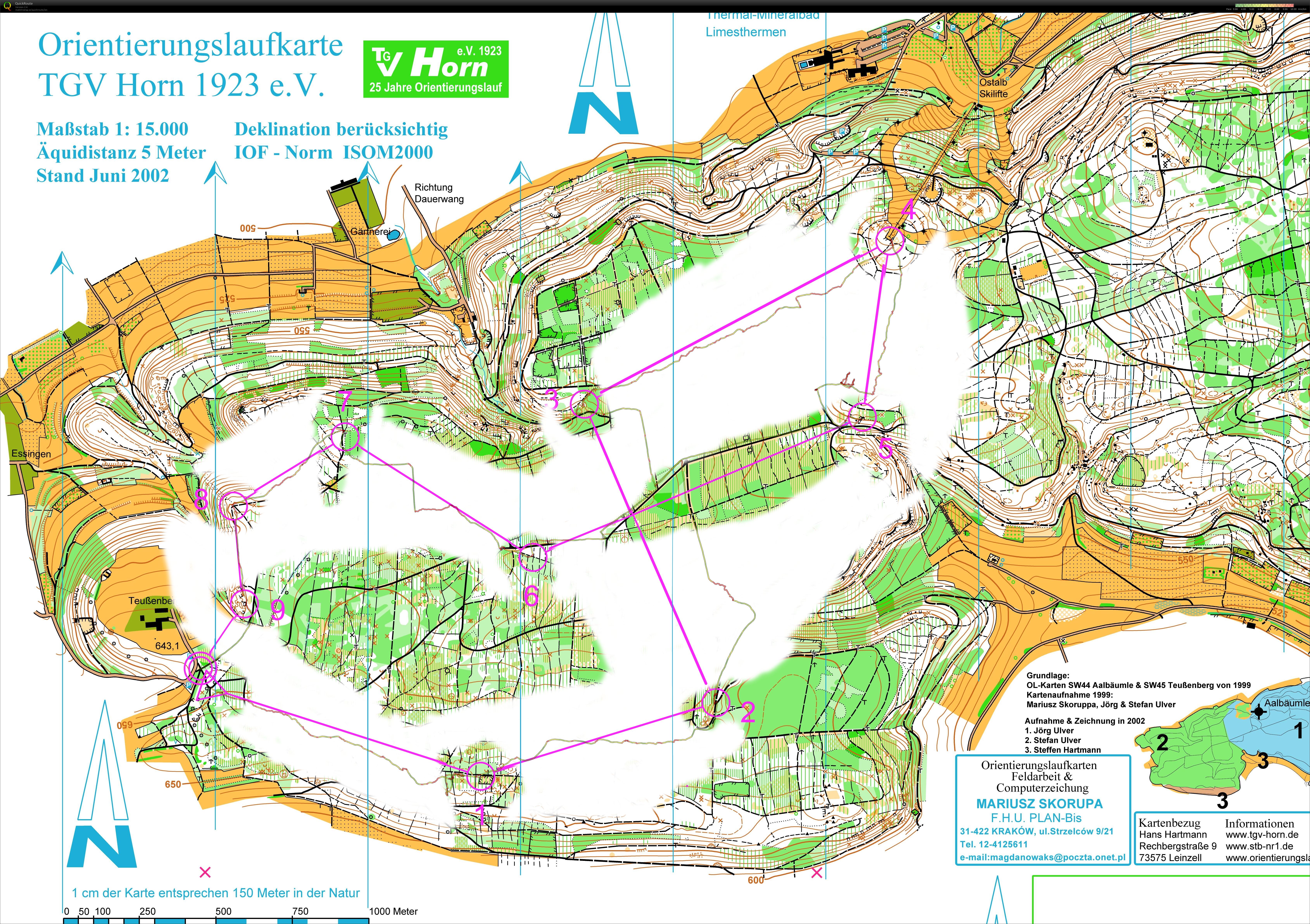 Reduced Map Training Aalen (2009-01-25)