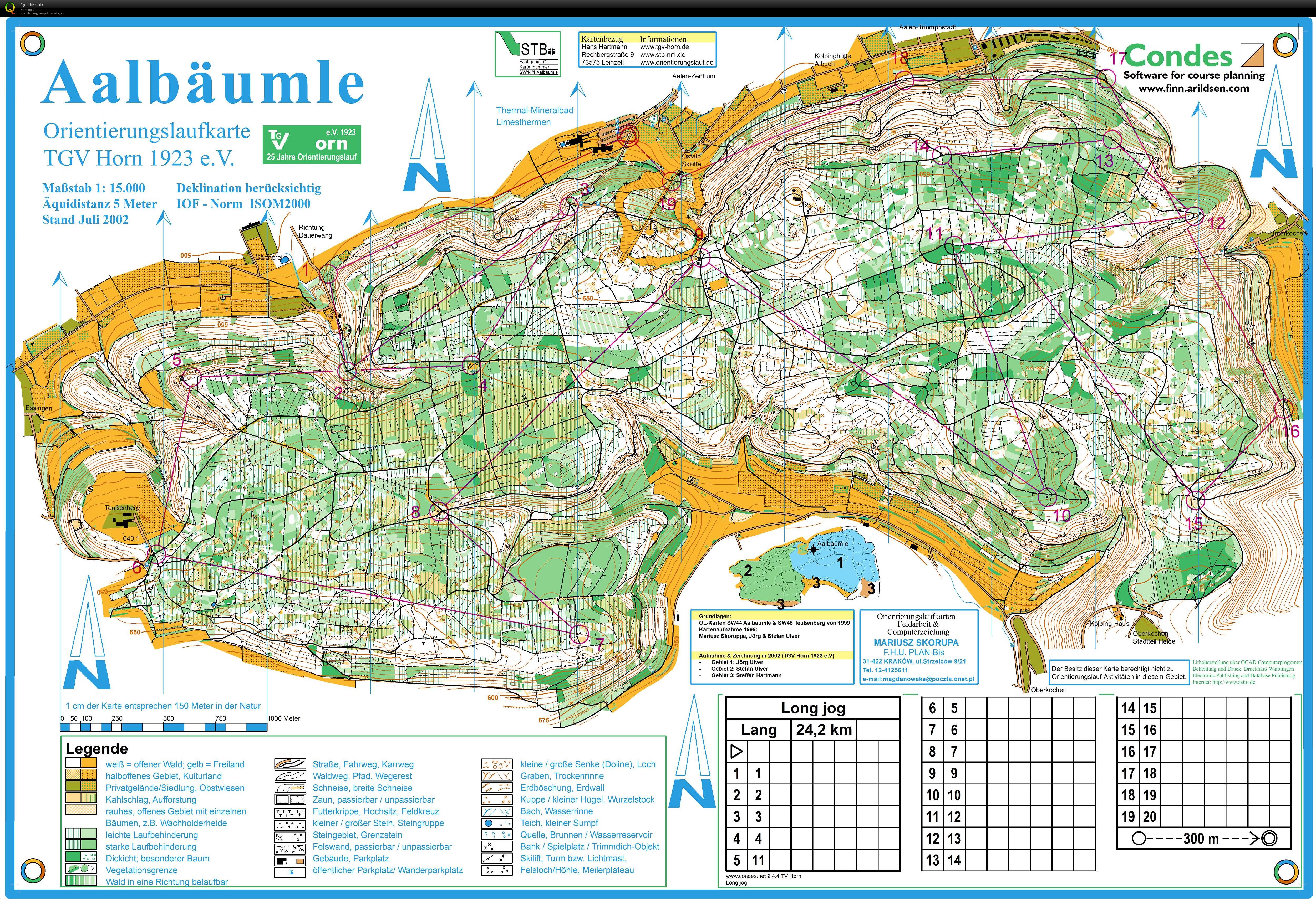 Long Jog Aalbäumle (2017-04-23)