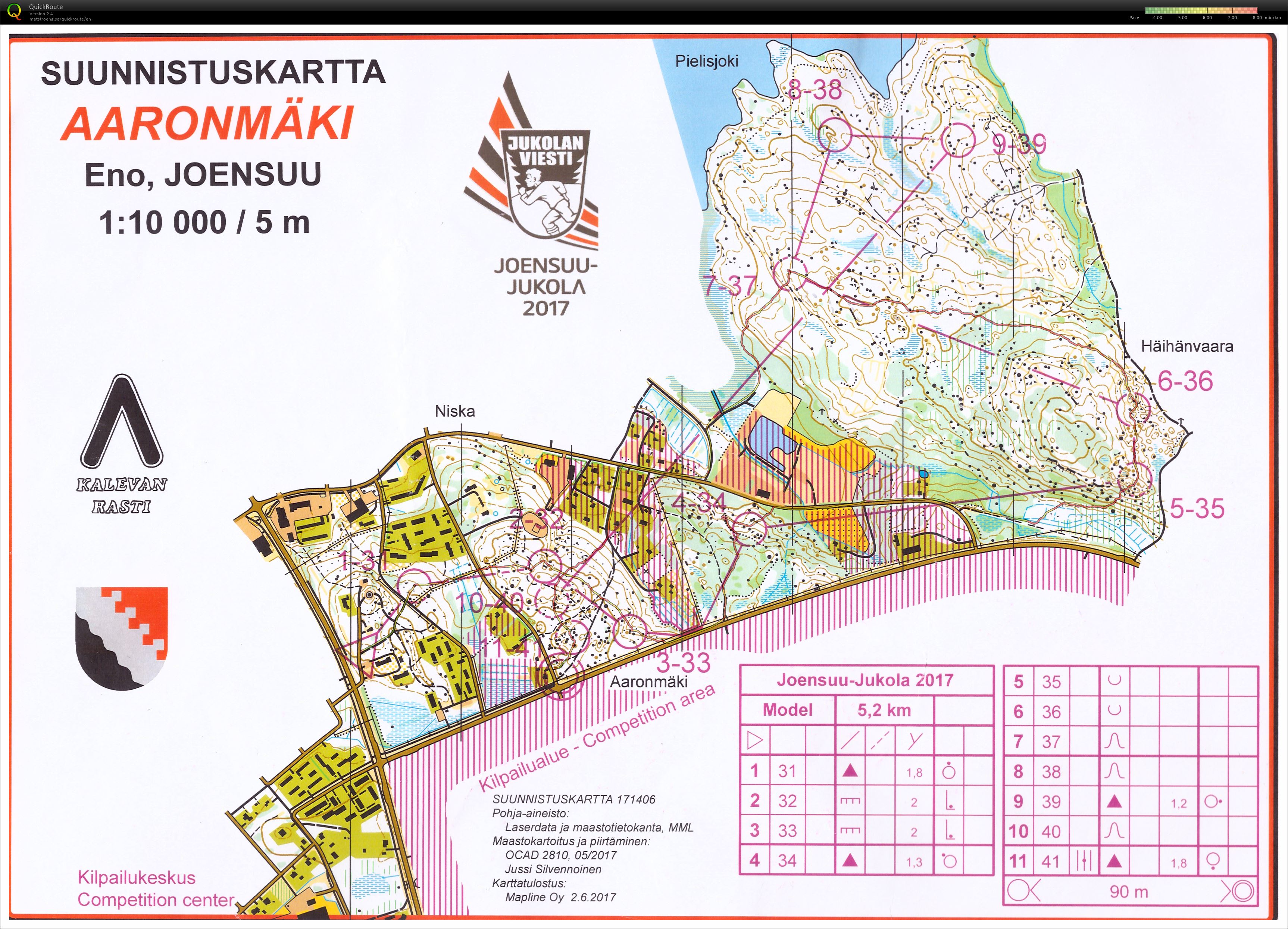 Joensuu Jukola Model Event (17/06/2017)