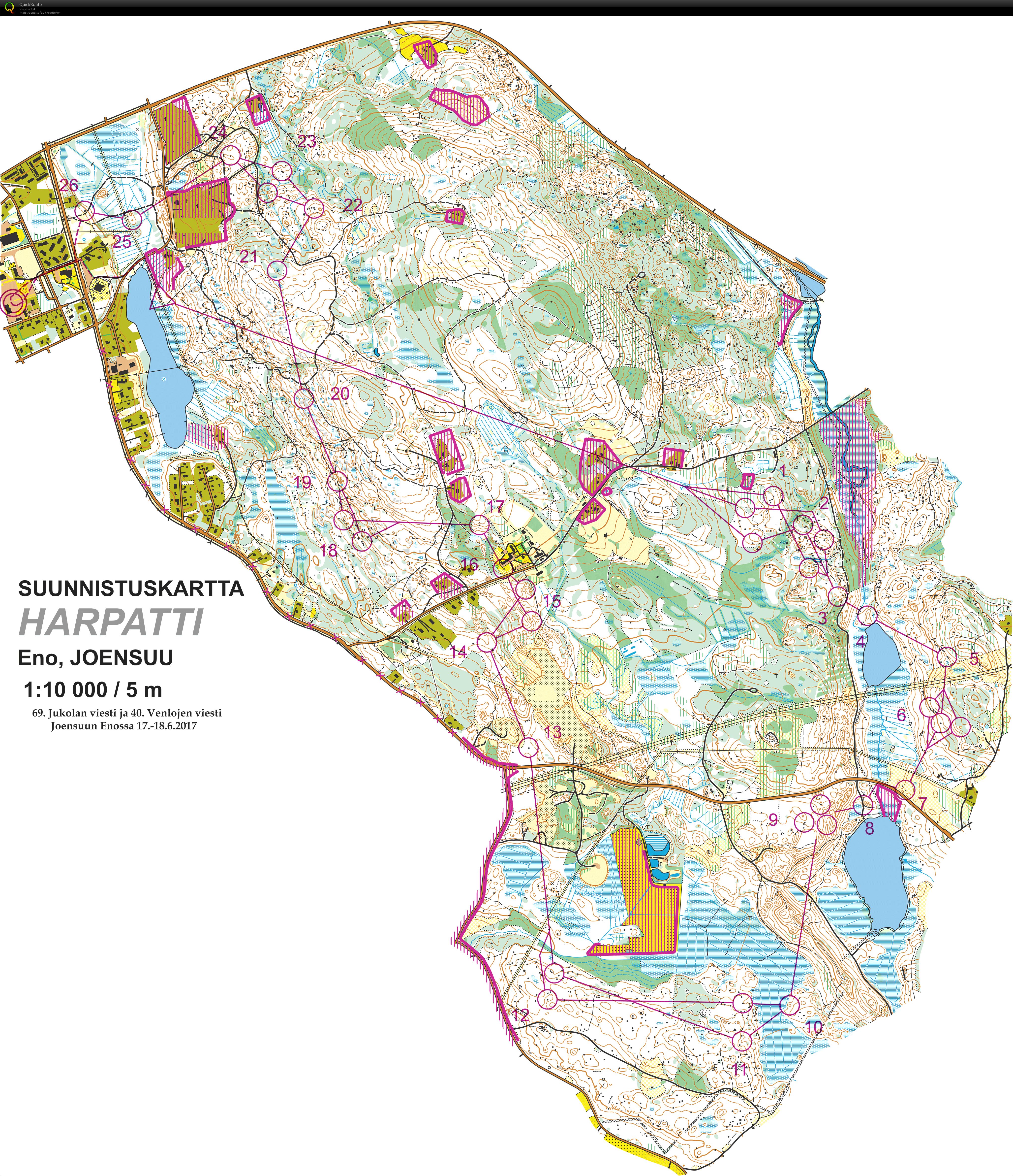 Joensuu Jukola 3. Leg (18.06.2017)